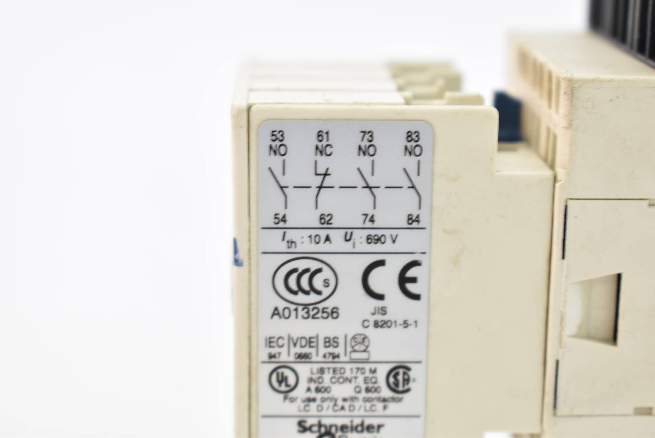 Schneider Electric Telemecanique Leistungsschütze LAD4TBDL inkl. LADN313