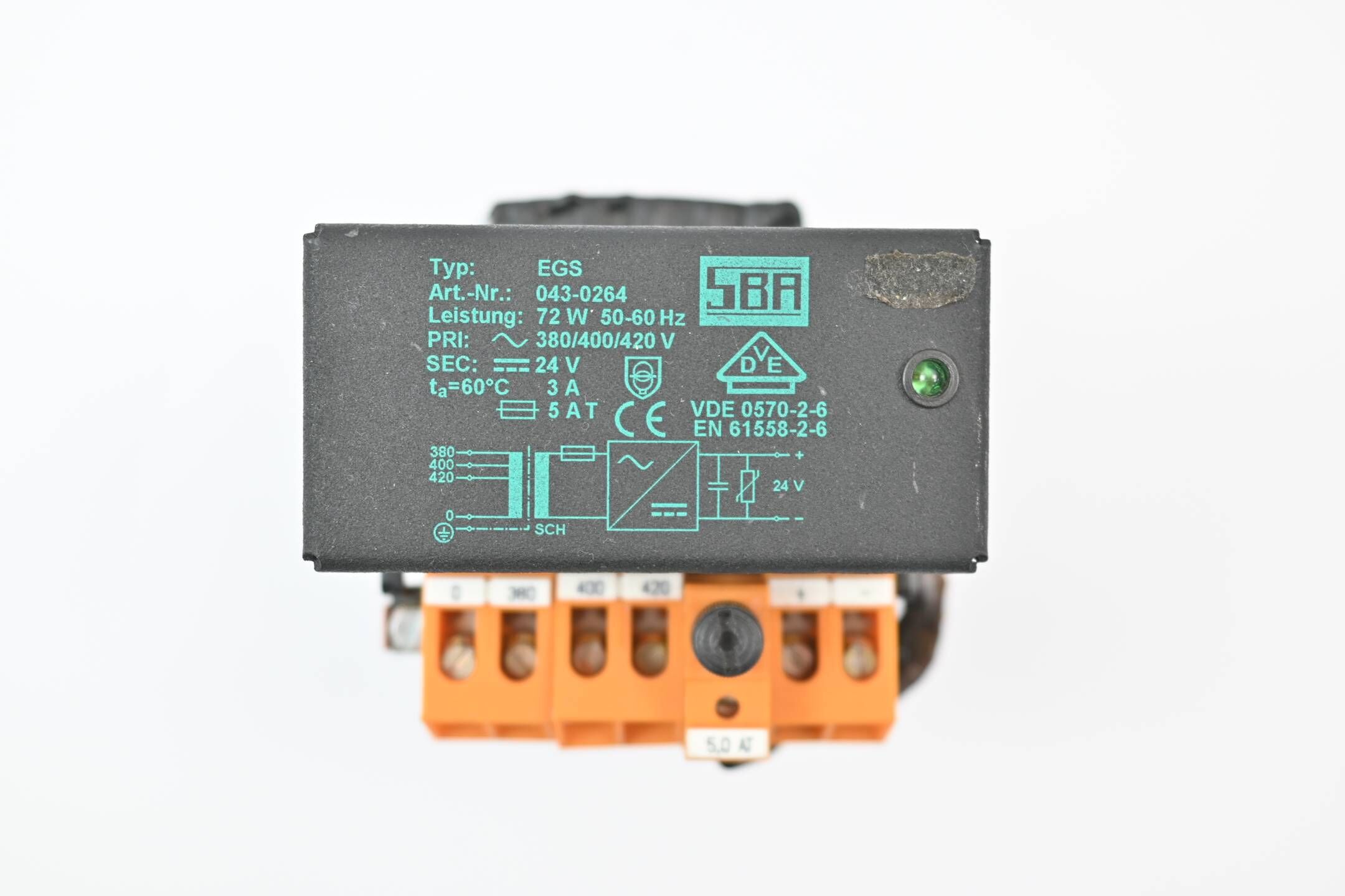 SBA Gleichstromversorgung EGS ( 043-0264 ) 72W 50-60Hz