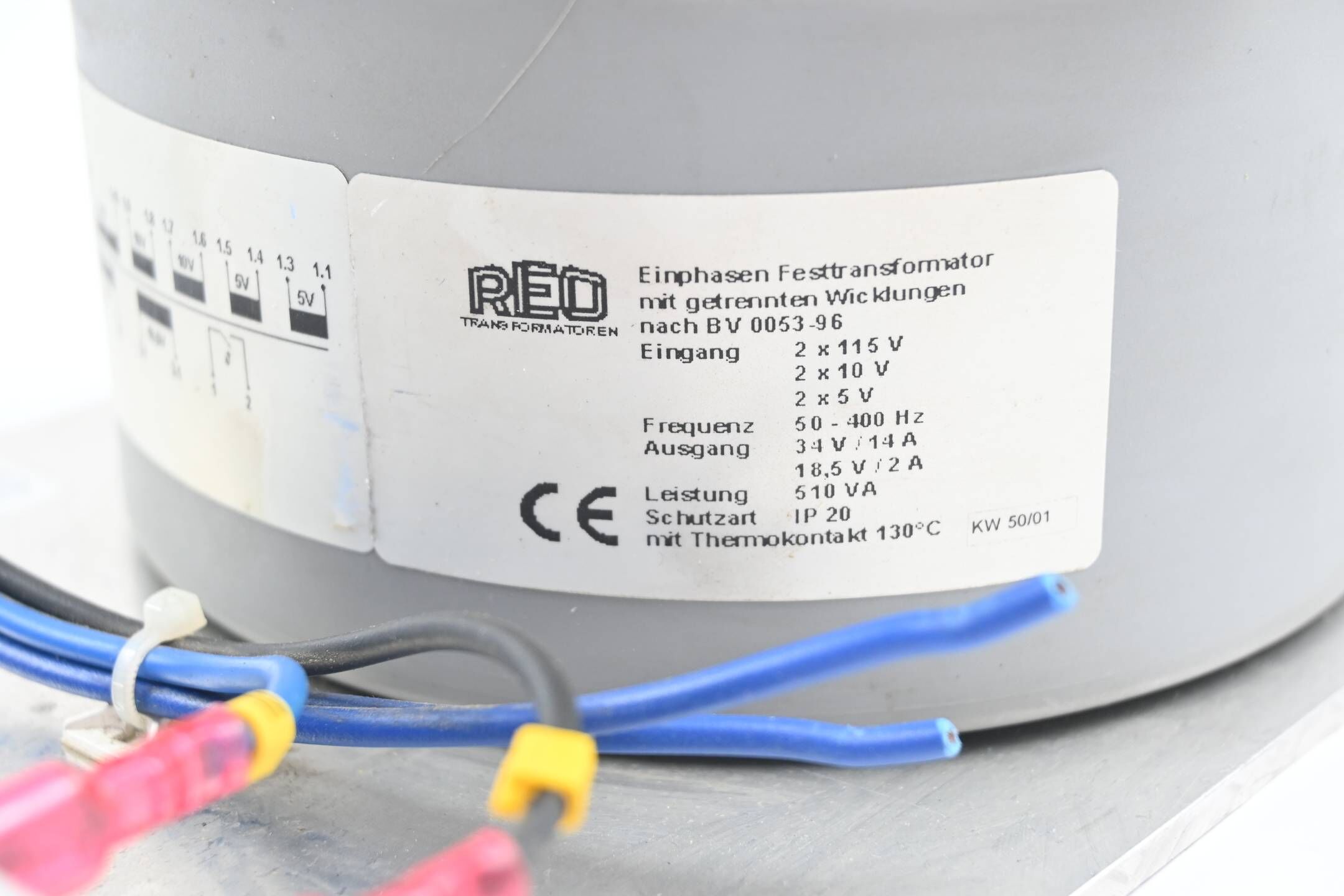 RED Transformatoren Einphasen Festtransformator mit getrennten Wicklungen 