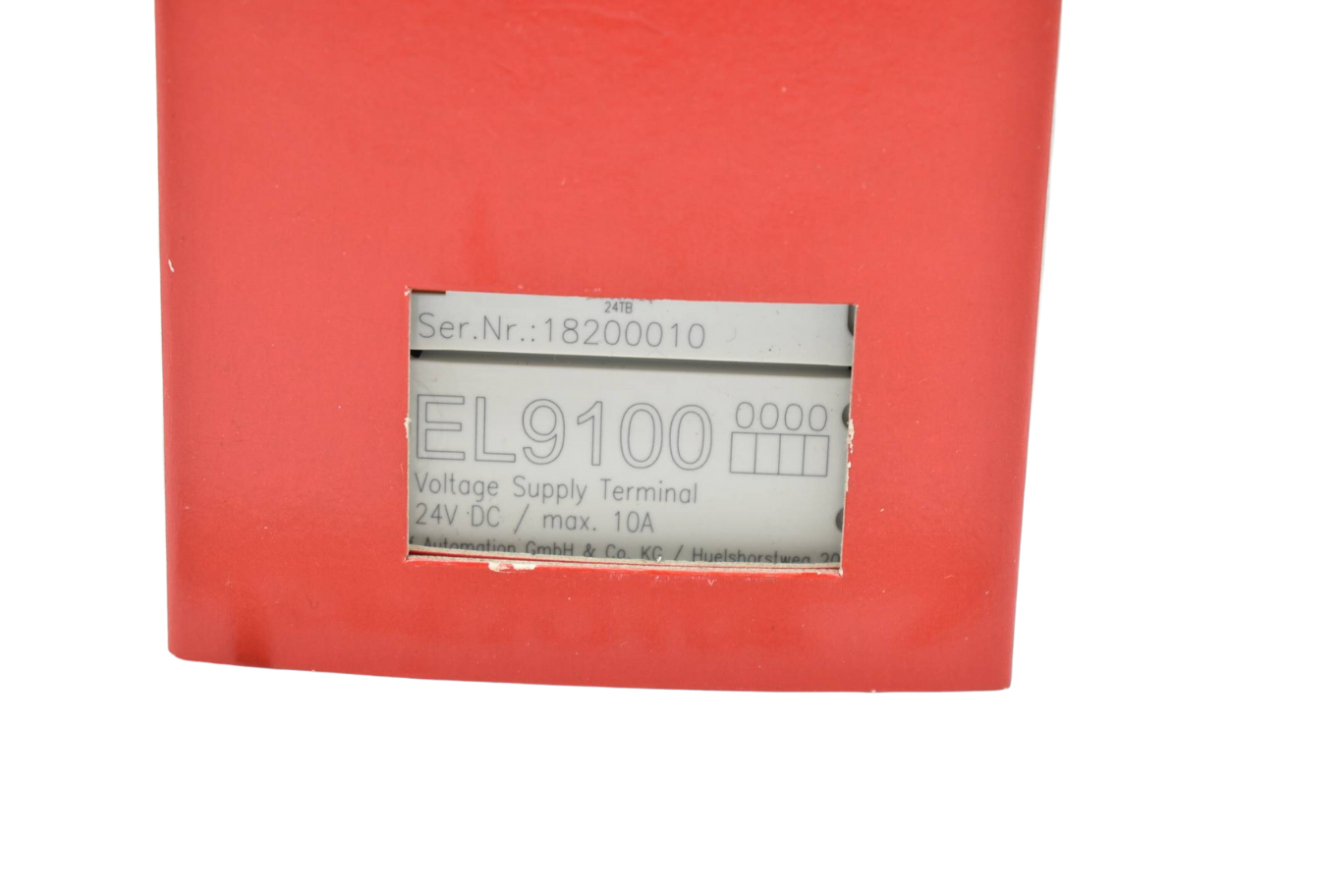 Beckhoff Potentialeinspeiseklemme EL9100