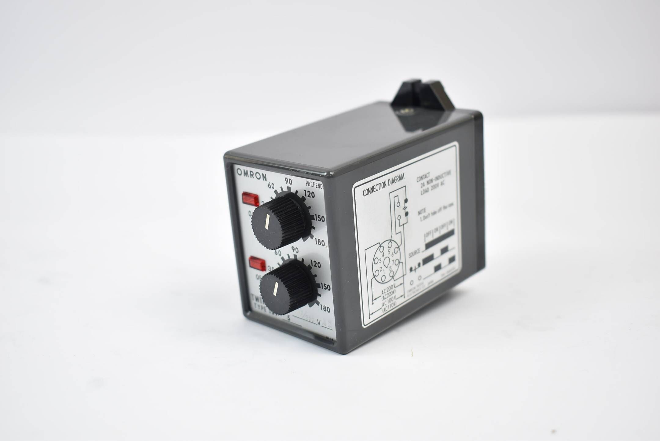 Omron Twin Timer TDV-5 on 180s off 180s 110/220VAC