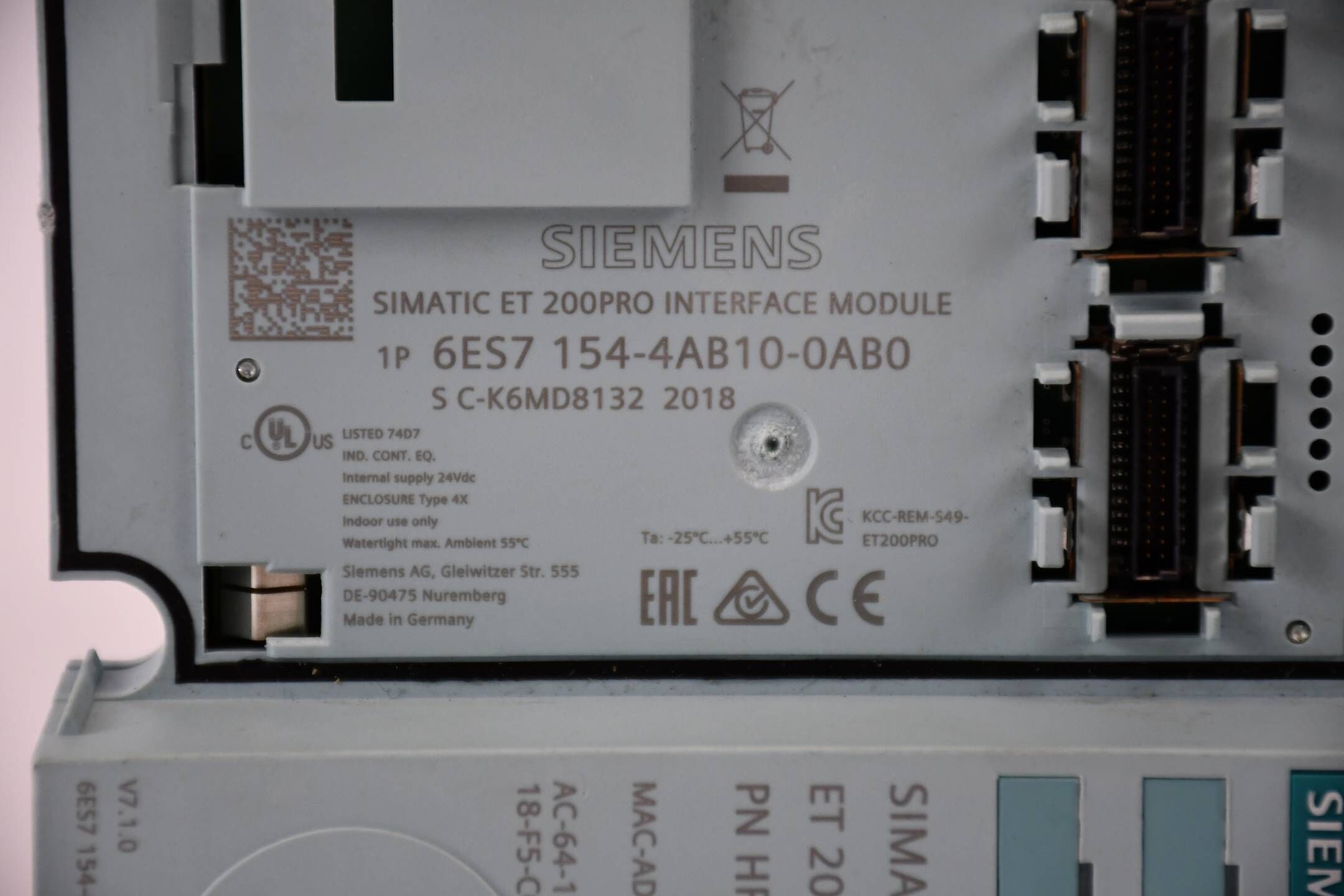 Siemens Simatic DP Profinet IM 154-4 6ES7154-4AB10-0AB0 ( 6ES7 154-4AB10-0AB0 )