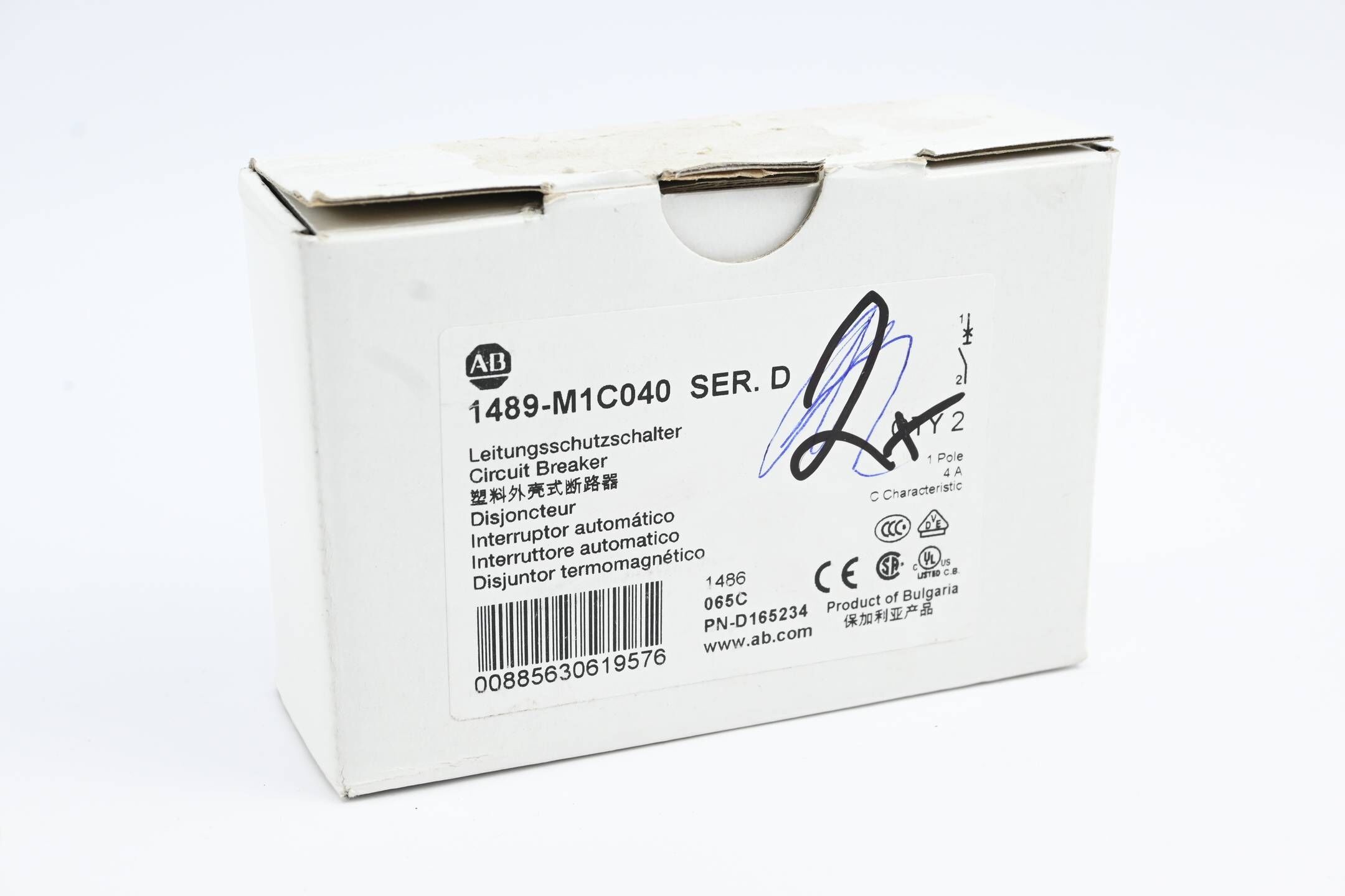Allen Bradley 1 Stück Leitungsschutzschalter 1489-M1C020 ( C20A)