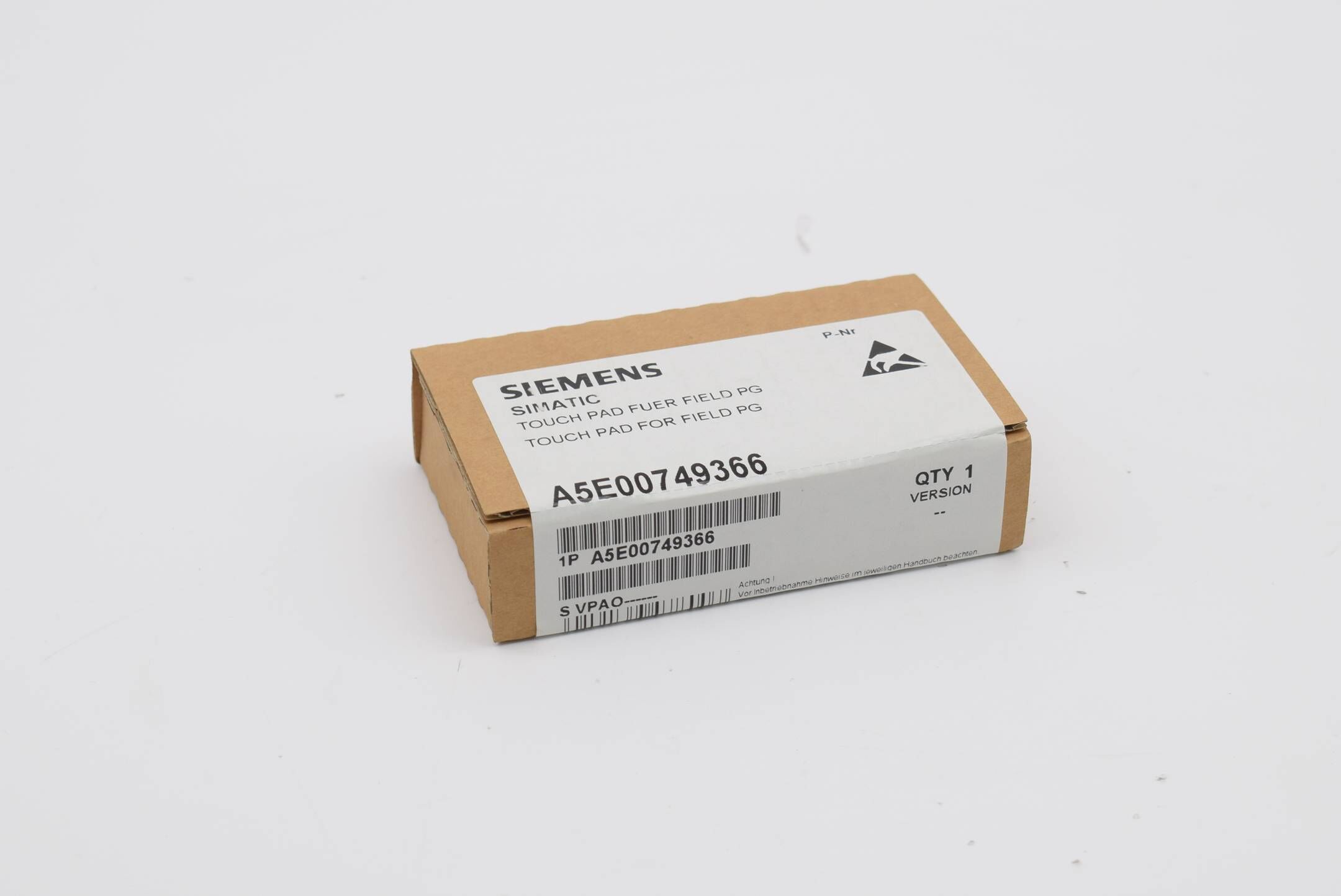 Siemens Simatic touch pad for field  A5E00749366