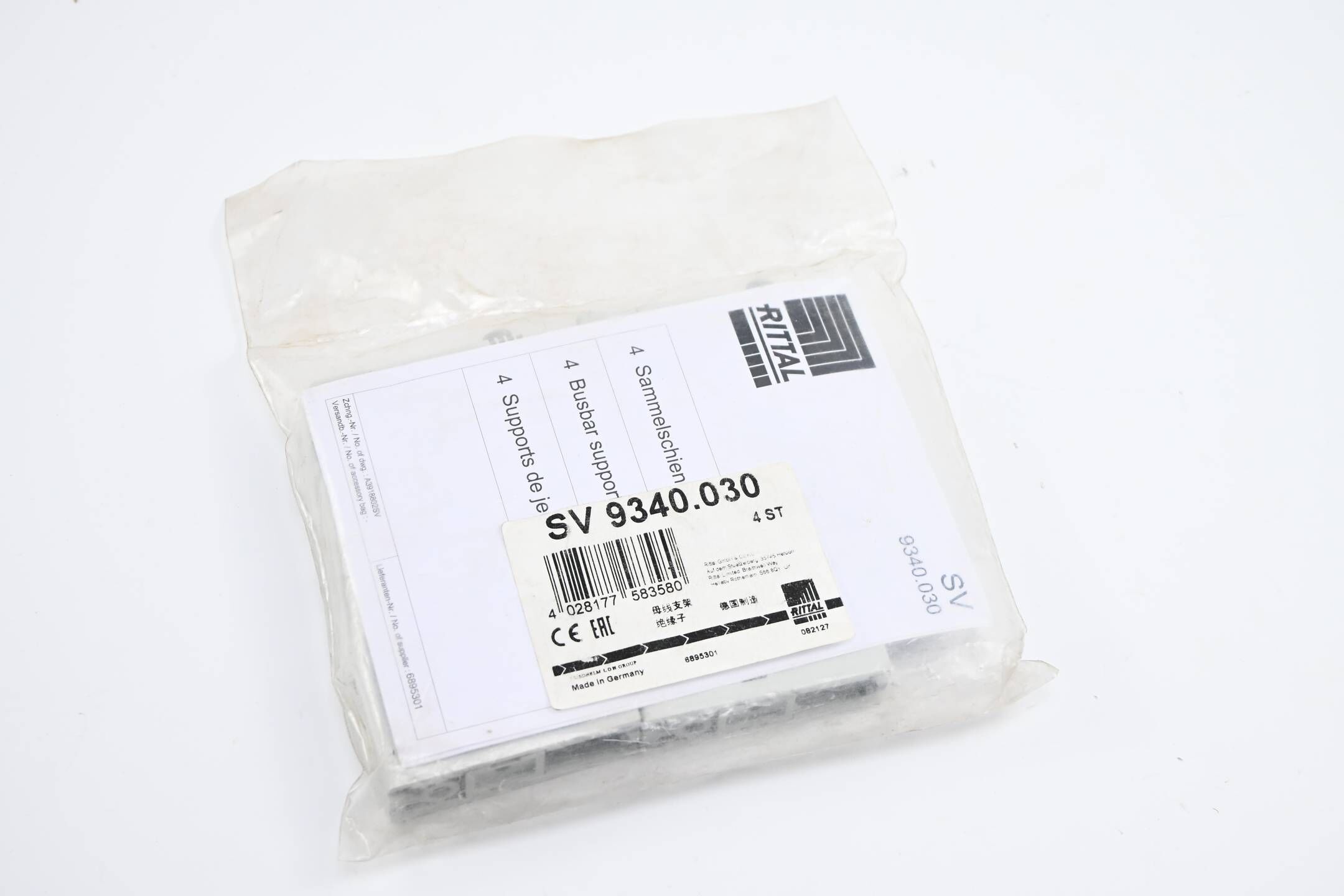Rittal 4 Stück Sammelschiene SV 9340.030 ( SV 9340030 )