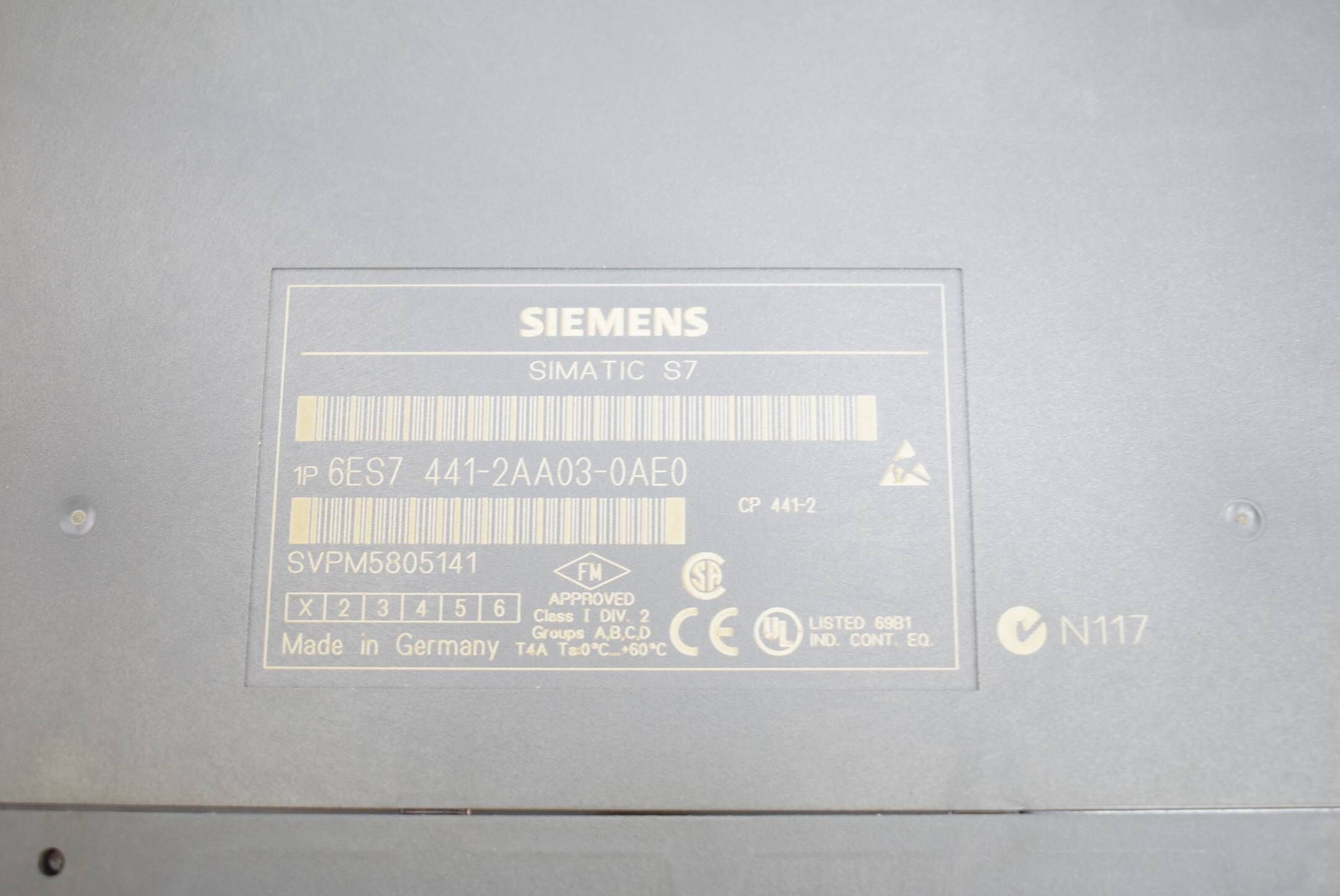 Siemens Simatic S7-400 6ES7441-2AA03-0AE0 ( 6ES7 441-2AA03-0AE0 ) E1