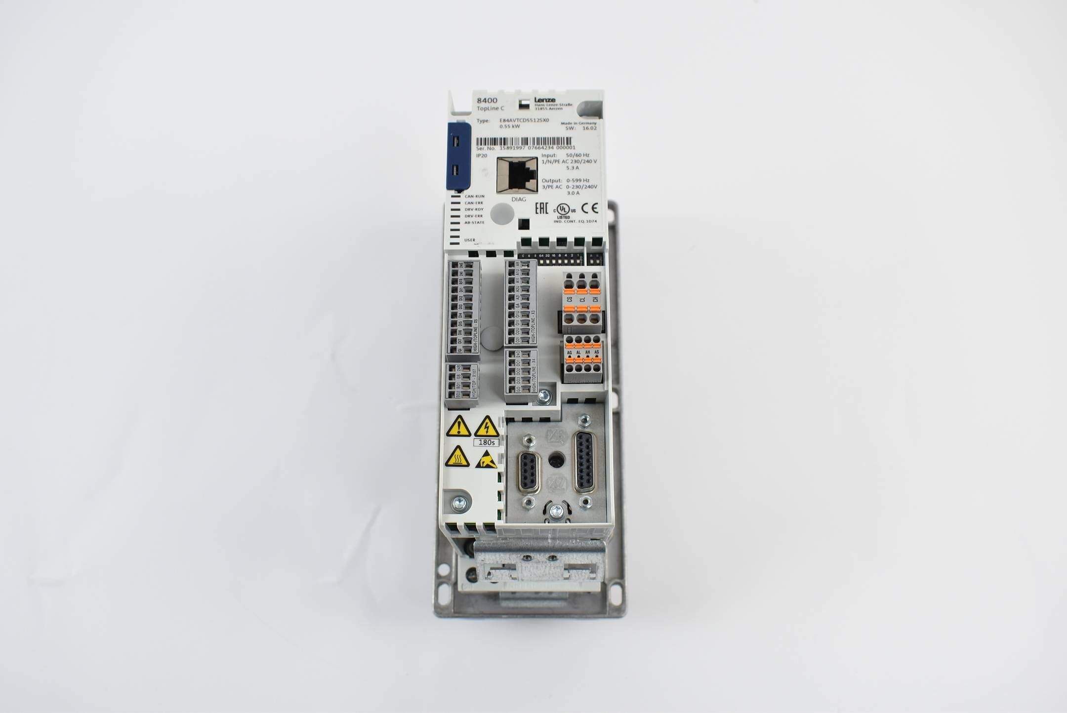 Lenze E84AVTCD5512SX0 Inverter Drives 8400 TopLine C