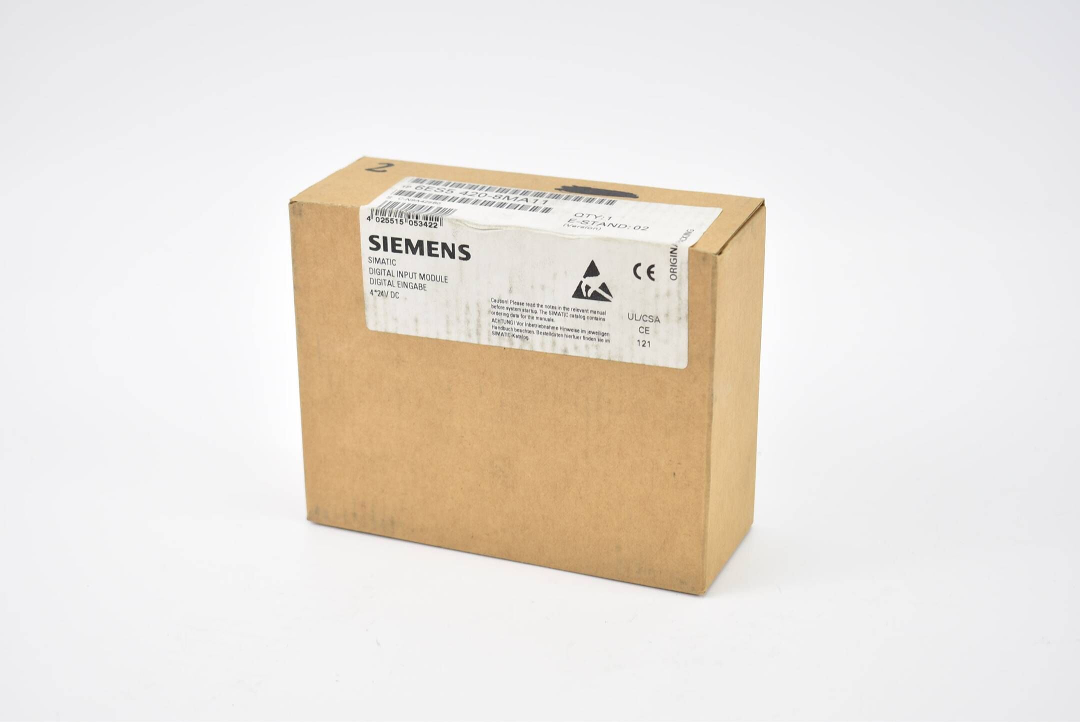 Siemens simatic S5 4x24V DC 6ES5 420-8MA11 ( 6ES5420-8MA11 )