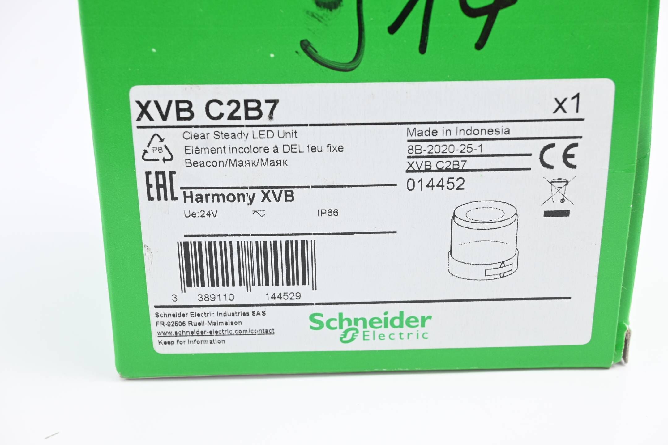 Schneider Electric Harmony Leuchtelement Dauerlicht farblos XVB C2B7 ( 014452 )