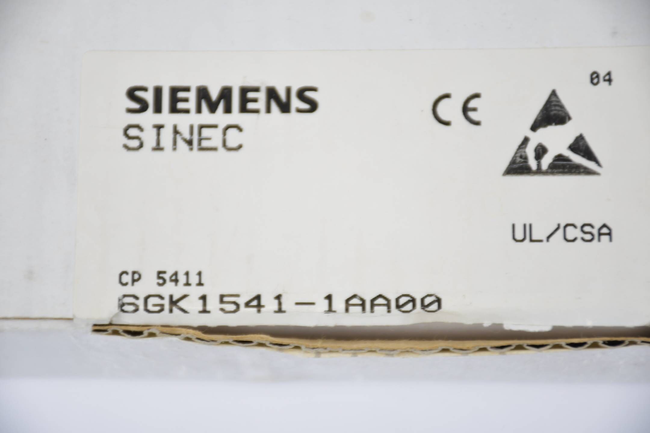 Siemens simatic NET CP 5411 ISA-Karte 6GK1541-1AA00 ( 6GK1 541-1AA00 ) 