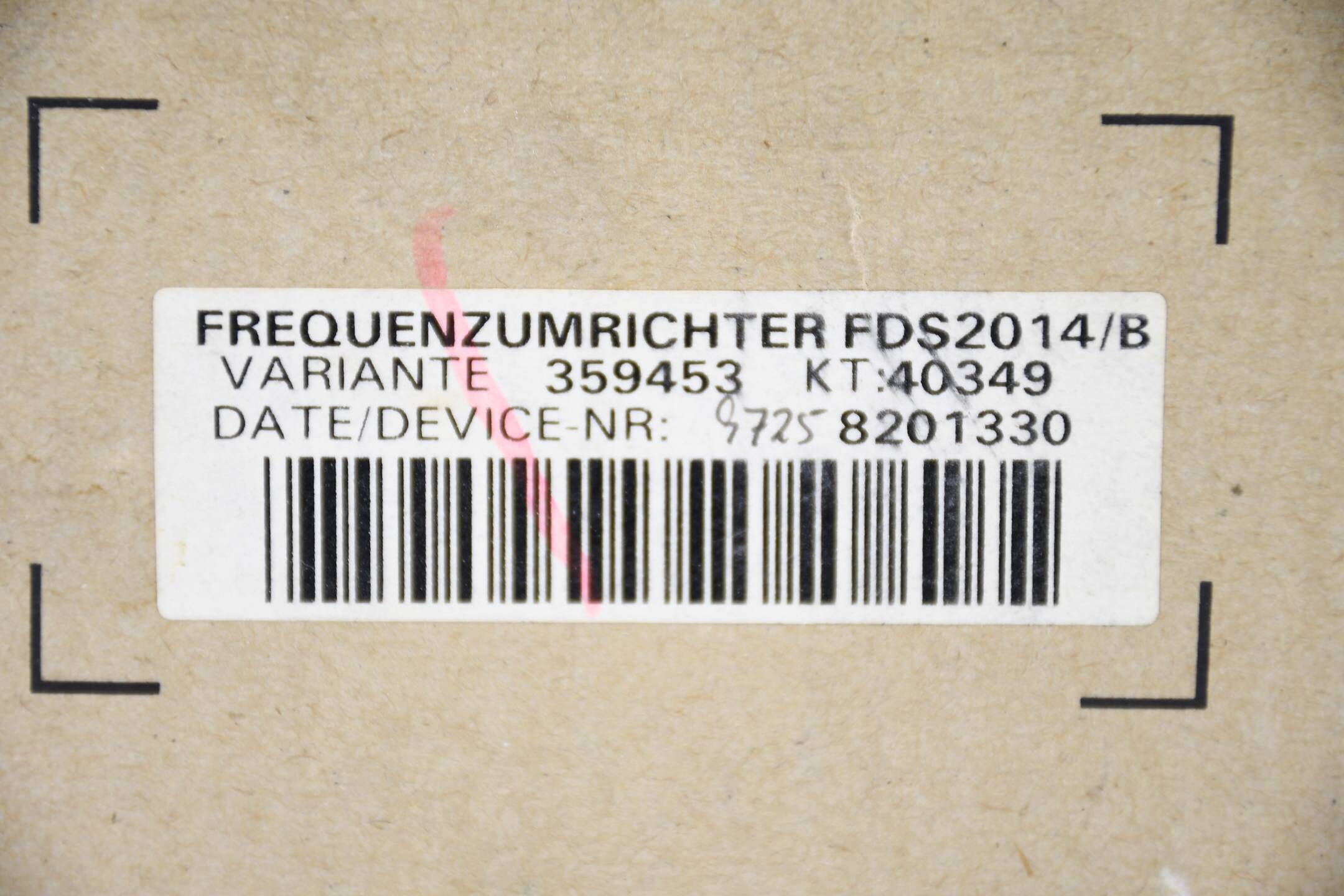 Stöber Antriebstechnik FDS 2000 Frequenzumrichter FDS2014/B ( 359453 ) FDS 2014