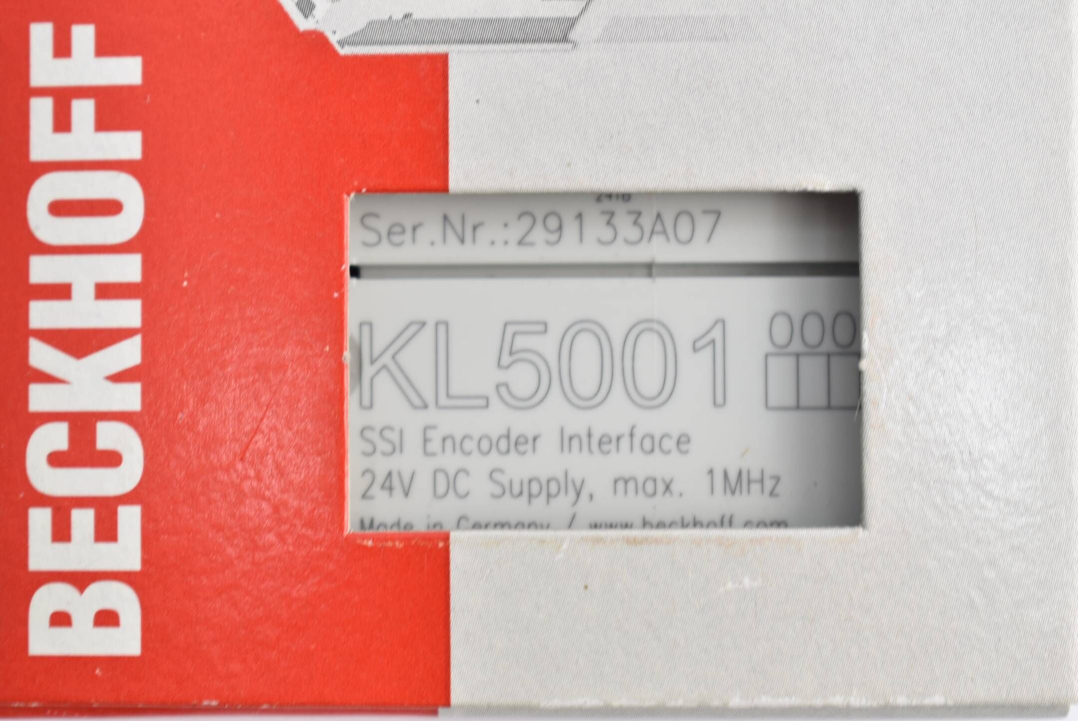Beckhoff Busklemme 1-Kanal-Encoder-Interface SSI KL5001 ( KL 5001 )