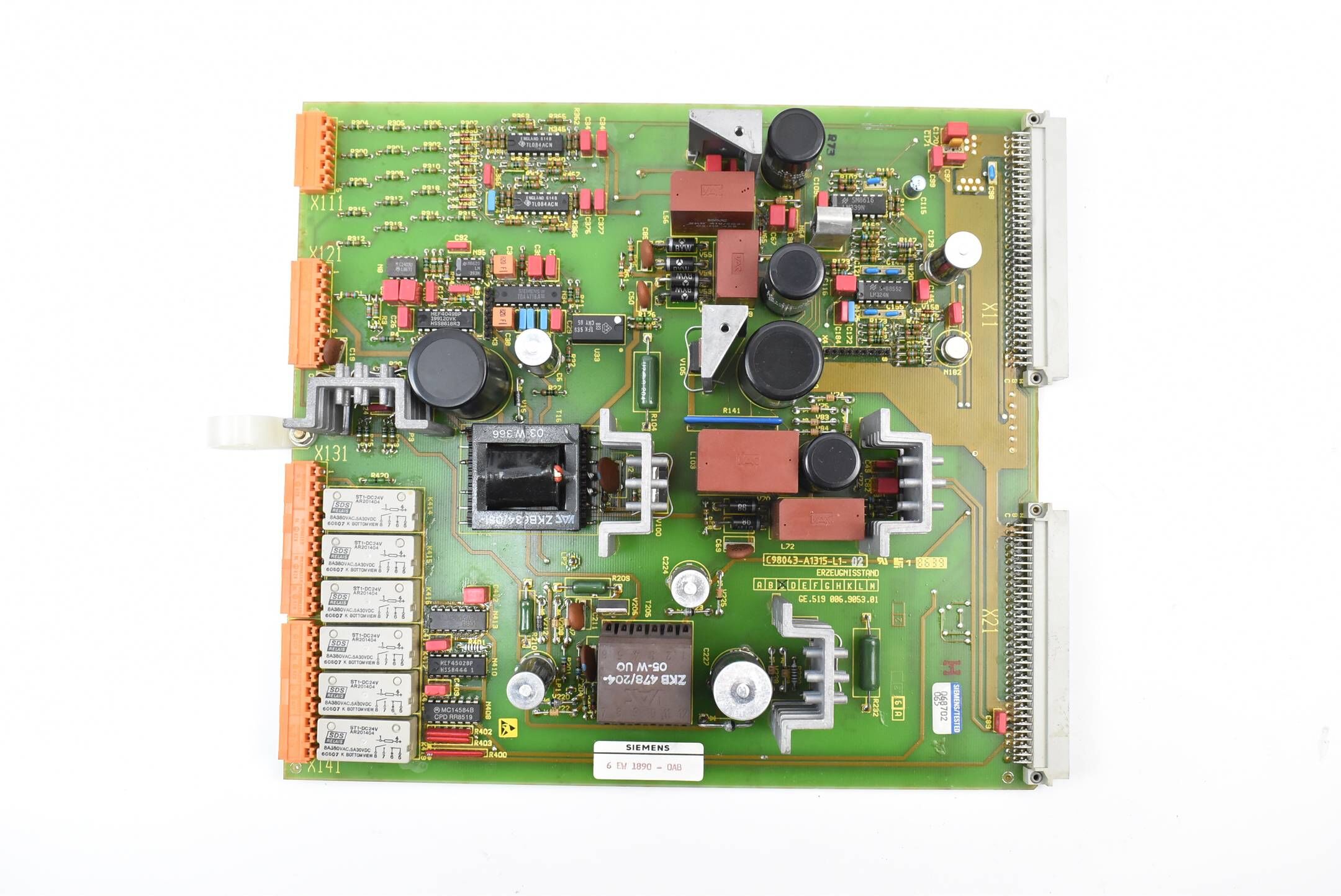 Siemens Simodrive 650 AC-HSA Stromversorgung 6EW1890-0AB ( 6 EW 1890-0AB )