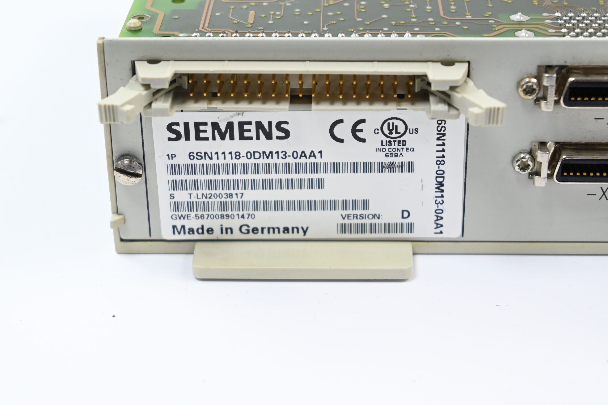 Siemens simodrive Regeleinschub 611-D 6SN1118-0DM13-0AA1 / 6SN1 118-0DM13-0AA1 D