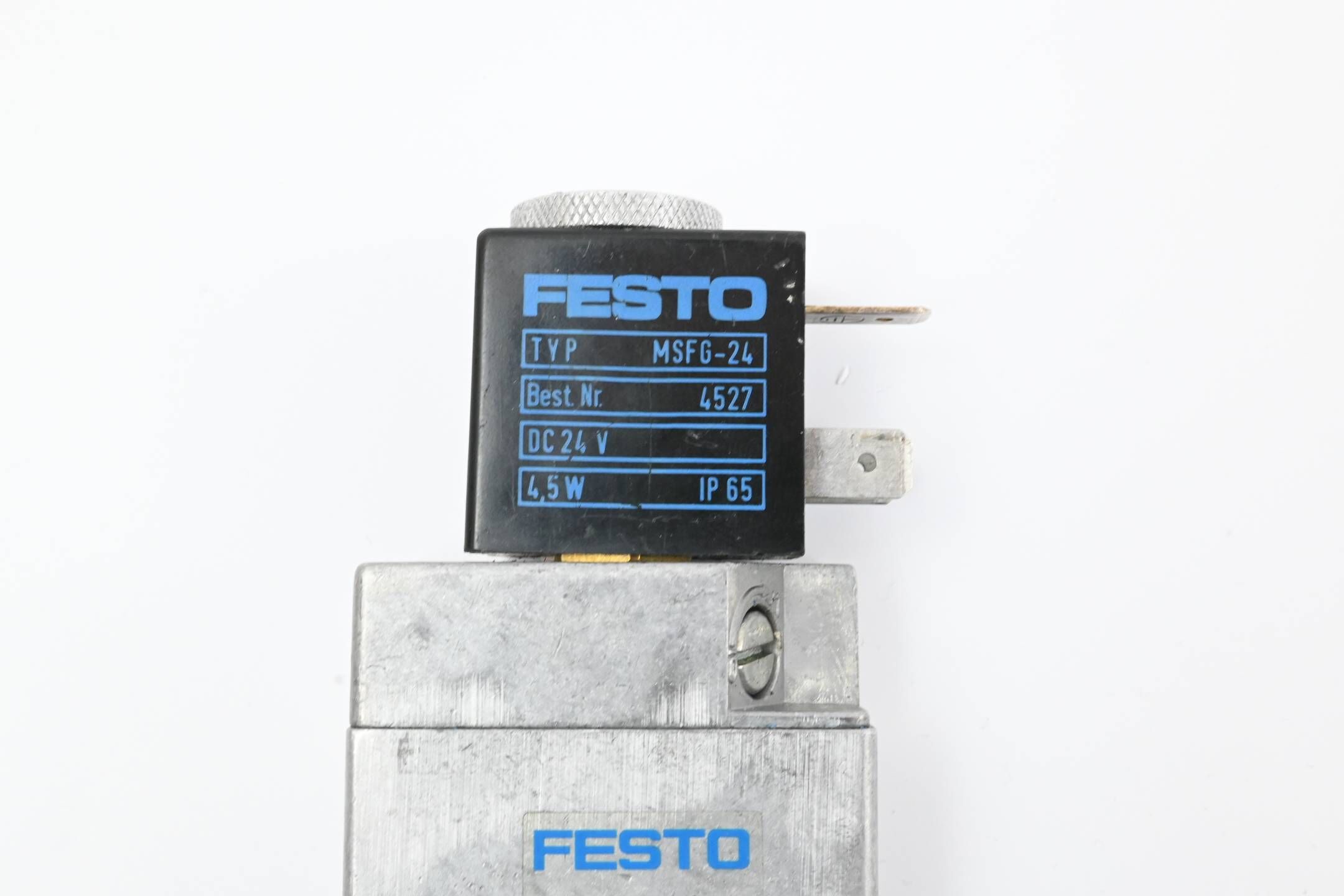 Festo Magnetventil MFH-3-1/8 ( 7802 ) inkl. Festo Magnetspule MSFG-24 ( 4527 )