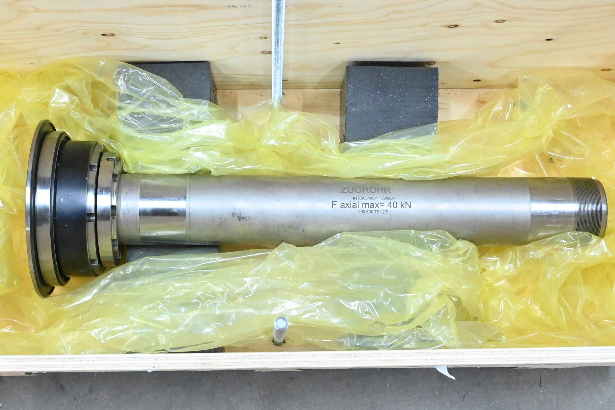 Kessler Zugrohr #sp.608/0001 304907 ( F axial max= 40 kW ) 000.600.751 2/3