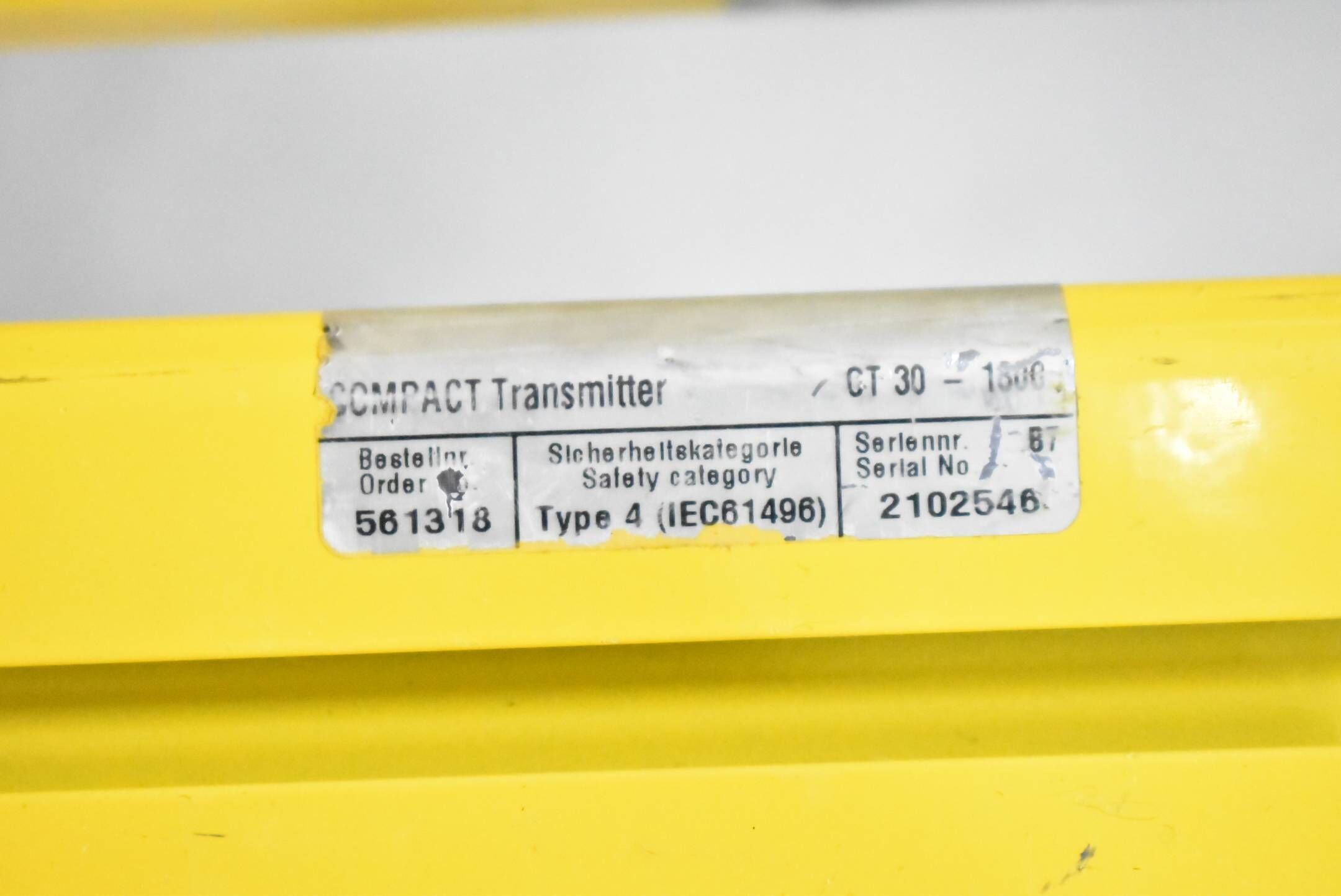 Leuze CT30-1800 1800mm 0,8-18m 30mm Sicherheits-Lichtvorhang Sender 561318