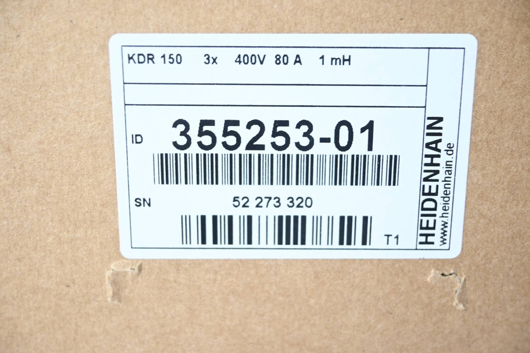 Heidenhain Kommutierungsdrossel KDR 150 ( 355253-01 ) Ver. T1