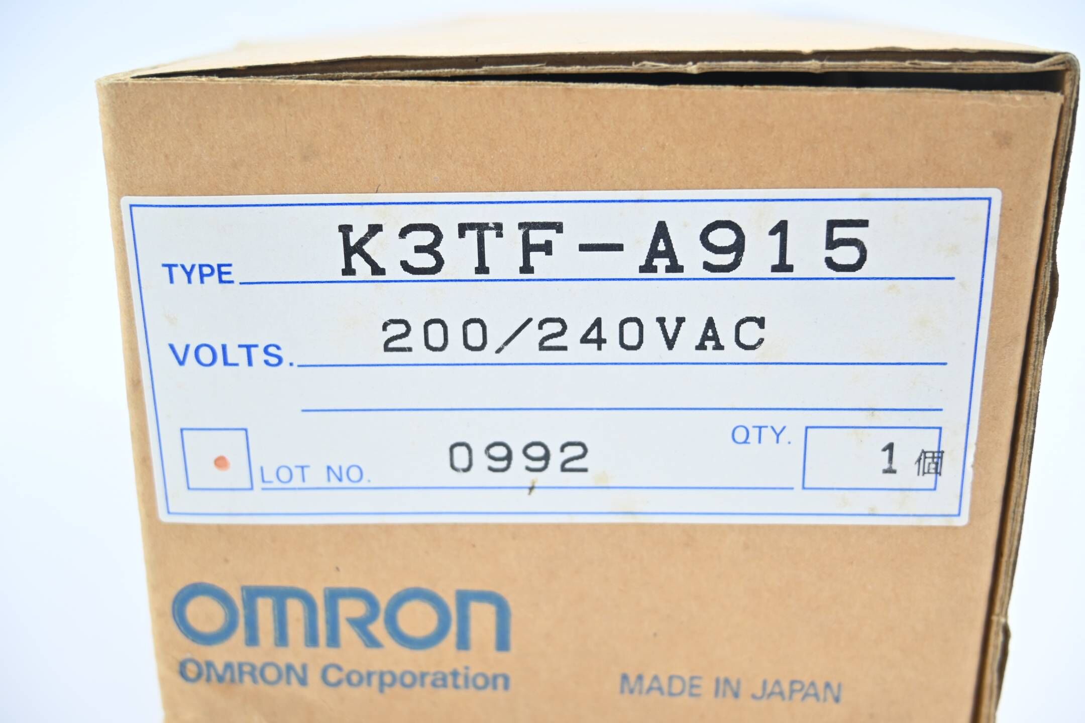 Omron Digital Panel Meter 200/240 VAC ( K3TF-A915 )