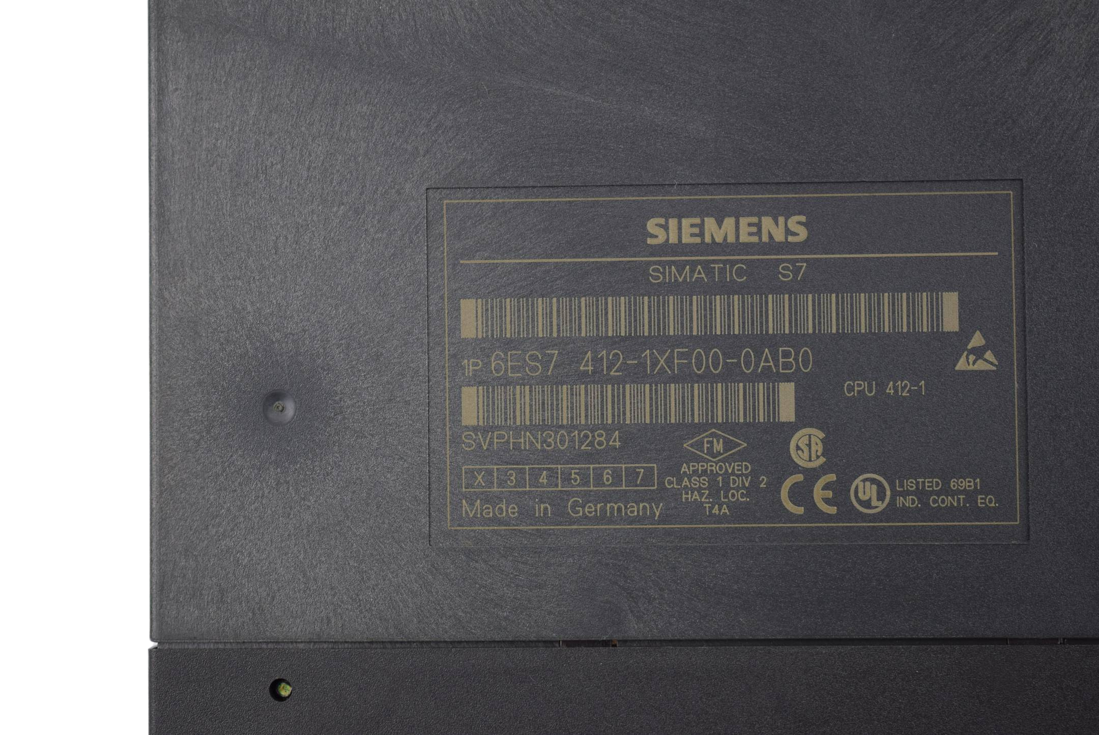 Siemens simatic S7-400 CPU 412-1 6ES7 412-1XF00-0AB0 ( 6ES7412-1XF00-0AB0 ) E2