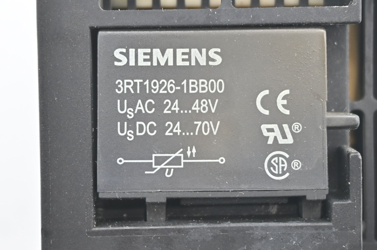 Siemens Leistungsschütz 3RT1035-1BB44 + Hilfsschalterblock 3RH1921-1HA31