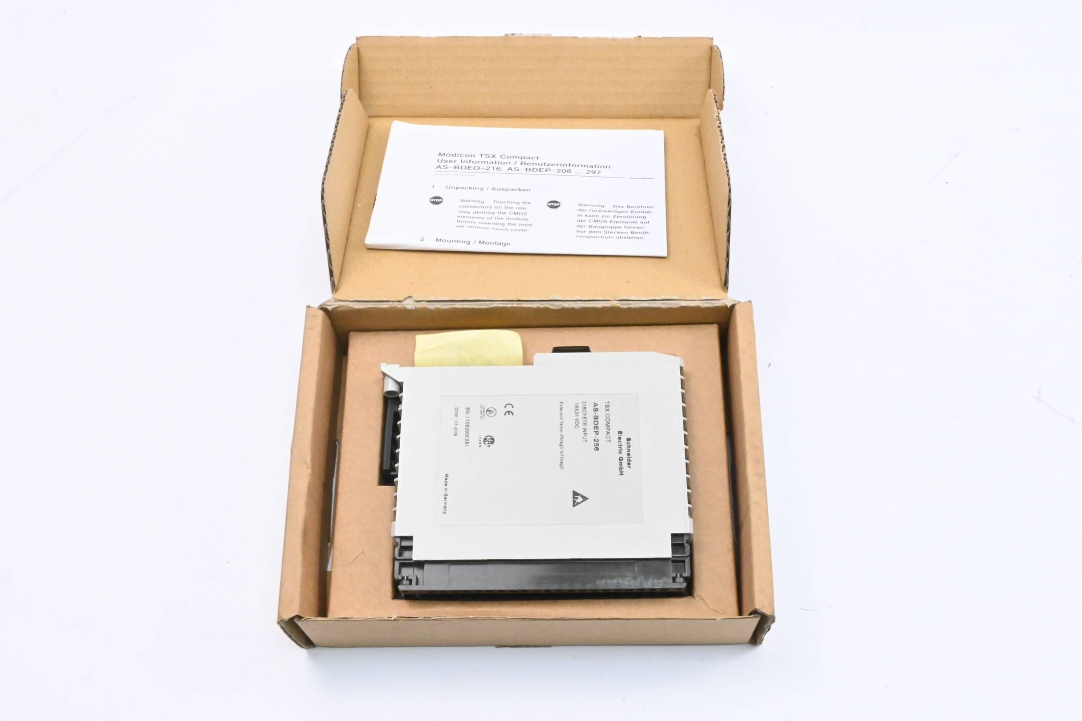 Schneider electric TSX Compact discrete input 16x24VDC AS-BDEP-256