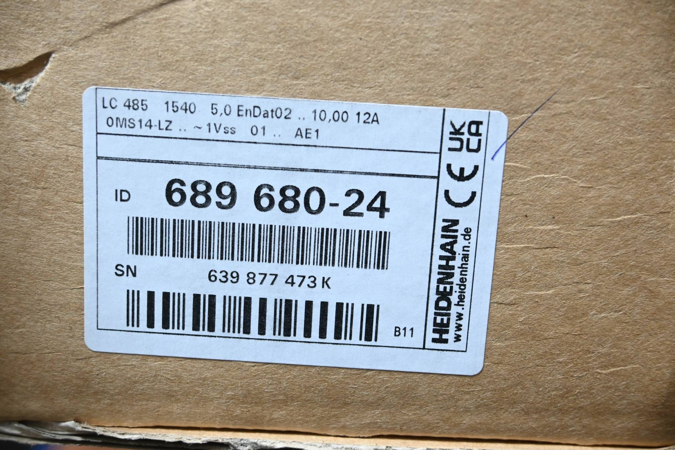 Heidenhain Absolutes gekapseltes Längenmessgerät LC485 ( 689680-24 ) Ver. B11