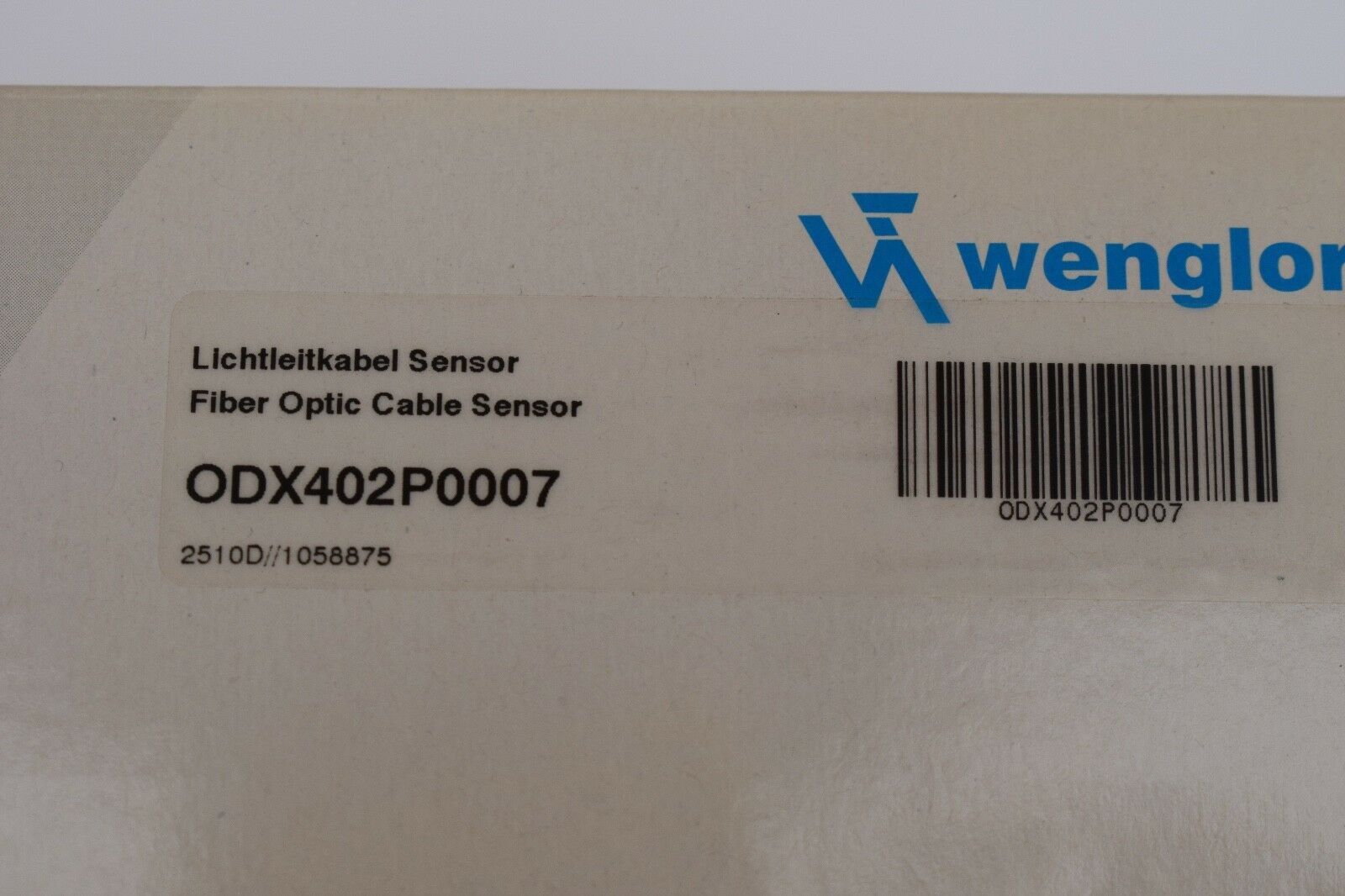 Wenglor Glasfaserkabel Sensor ODX402P0007