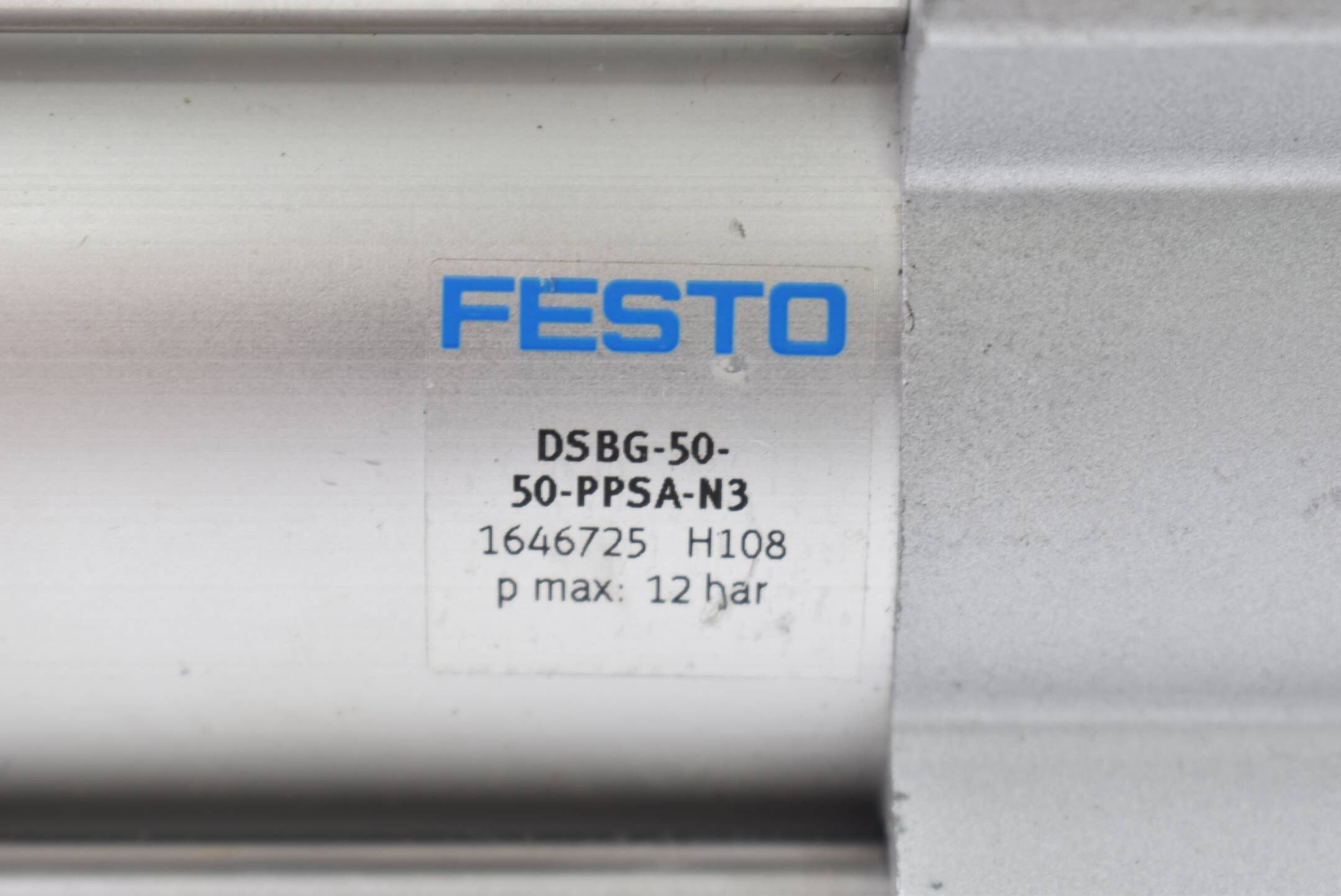 Festo Normzylinder 12bar DSBG-50-50-PPSA-N3 ( 1646725 )