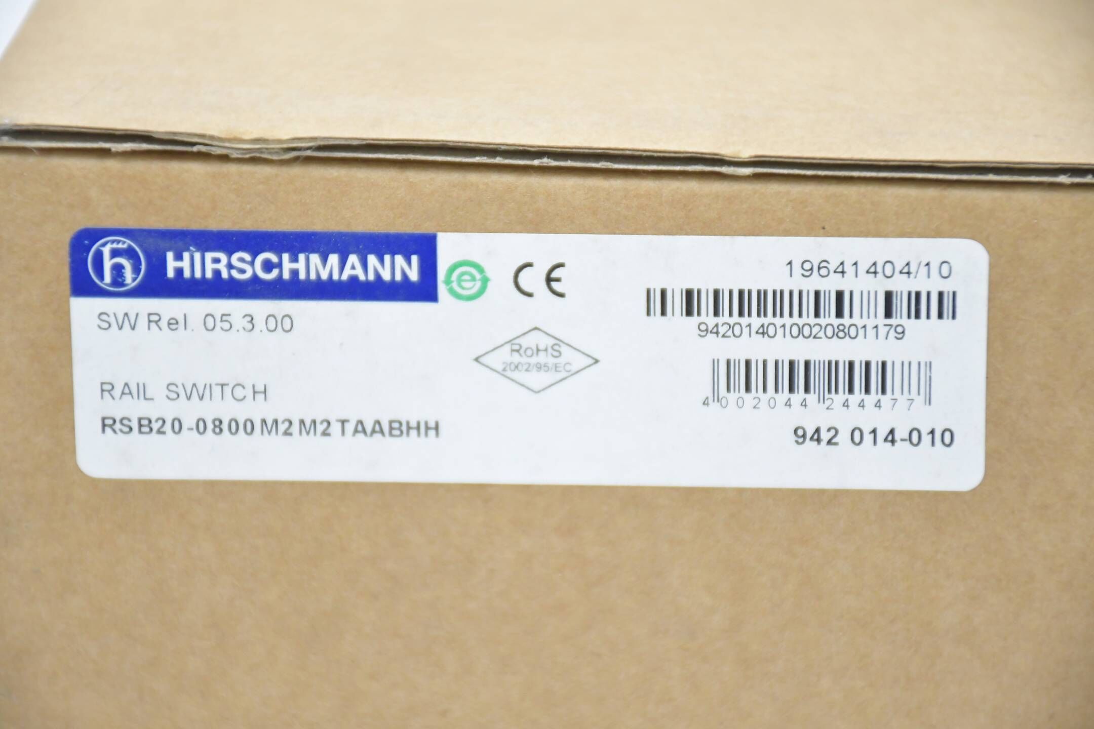 Hirschmann Rail Switch RSB20-0800M2M2TAABHH ( 942 014-010 )