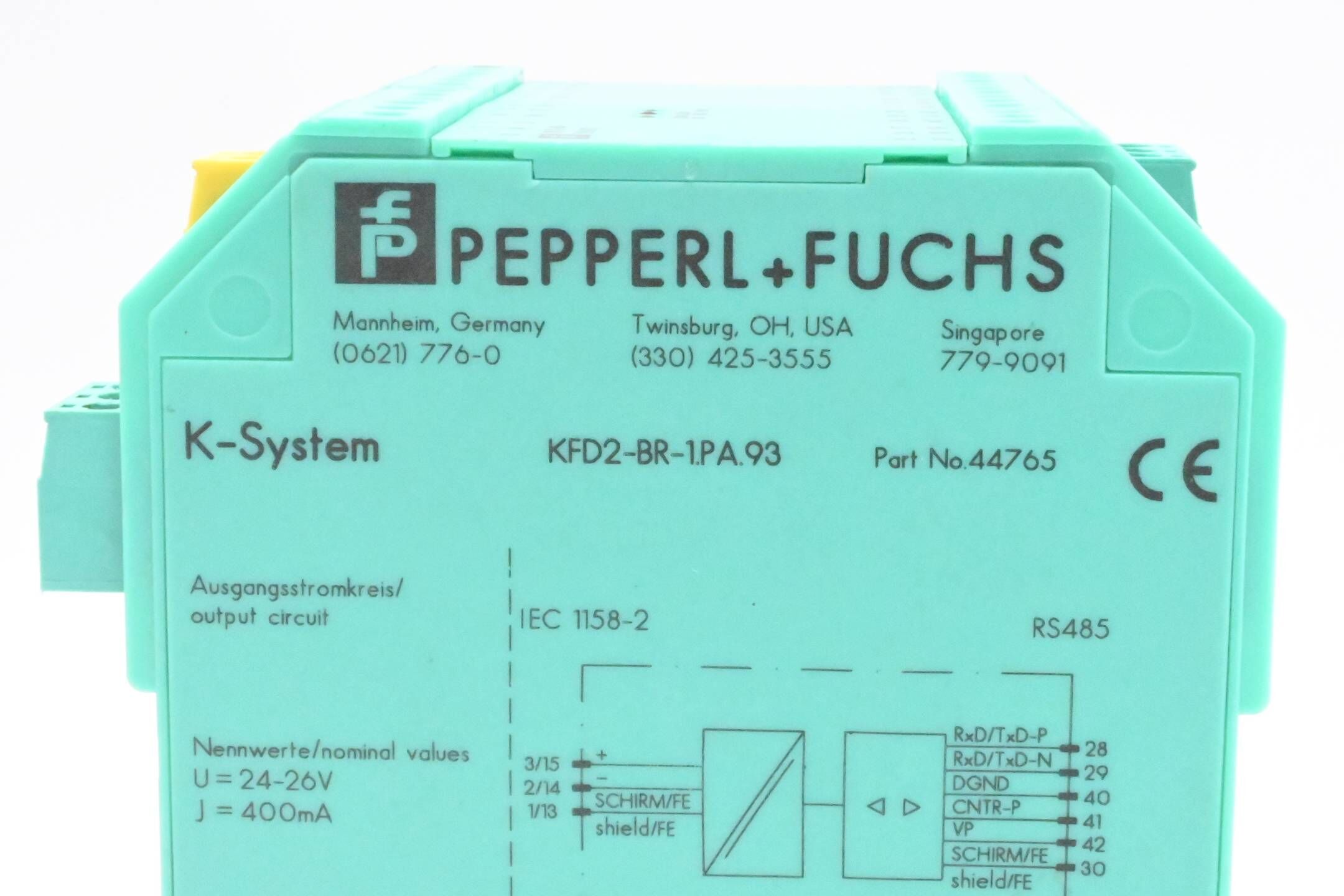 Pepperl+Fuchs Basissegmentkoppler KFD2-BR-1.PA.93 ( 44765 )