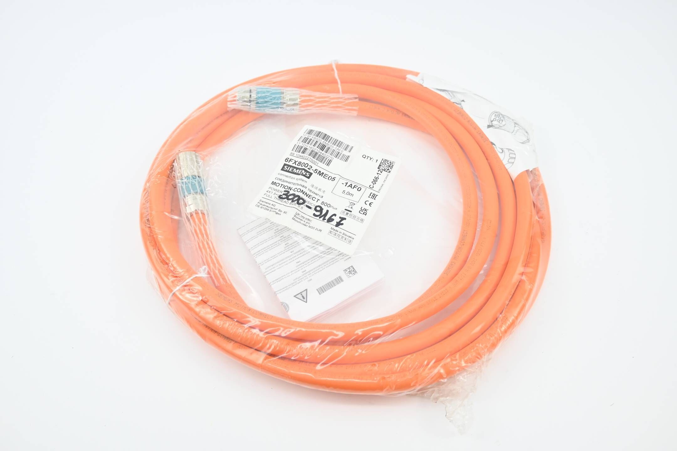 Siemens Leistungsleitung 6FX8002-5ME05-1AF0 ( 6FX8 002-5ME05-1AF0 ) 5,0m