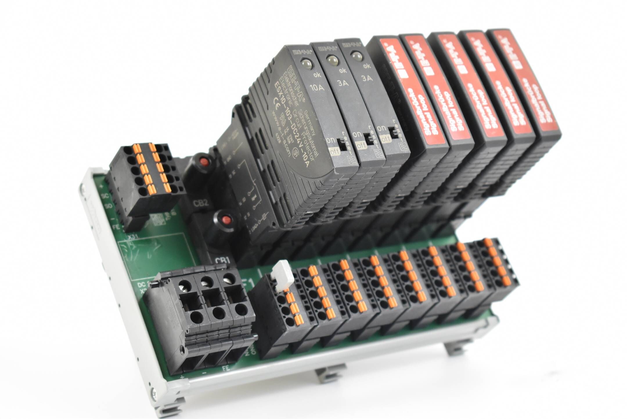 E-T-A ETA Stromverteilungssystem konfiguriert SVS02-08 inkl. ESX10, SB-S11