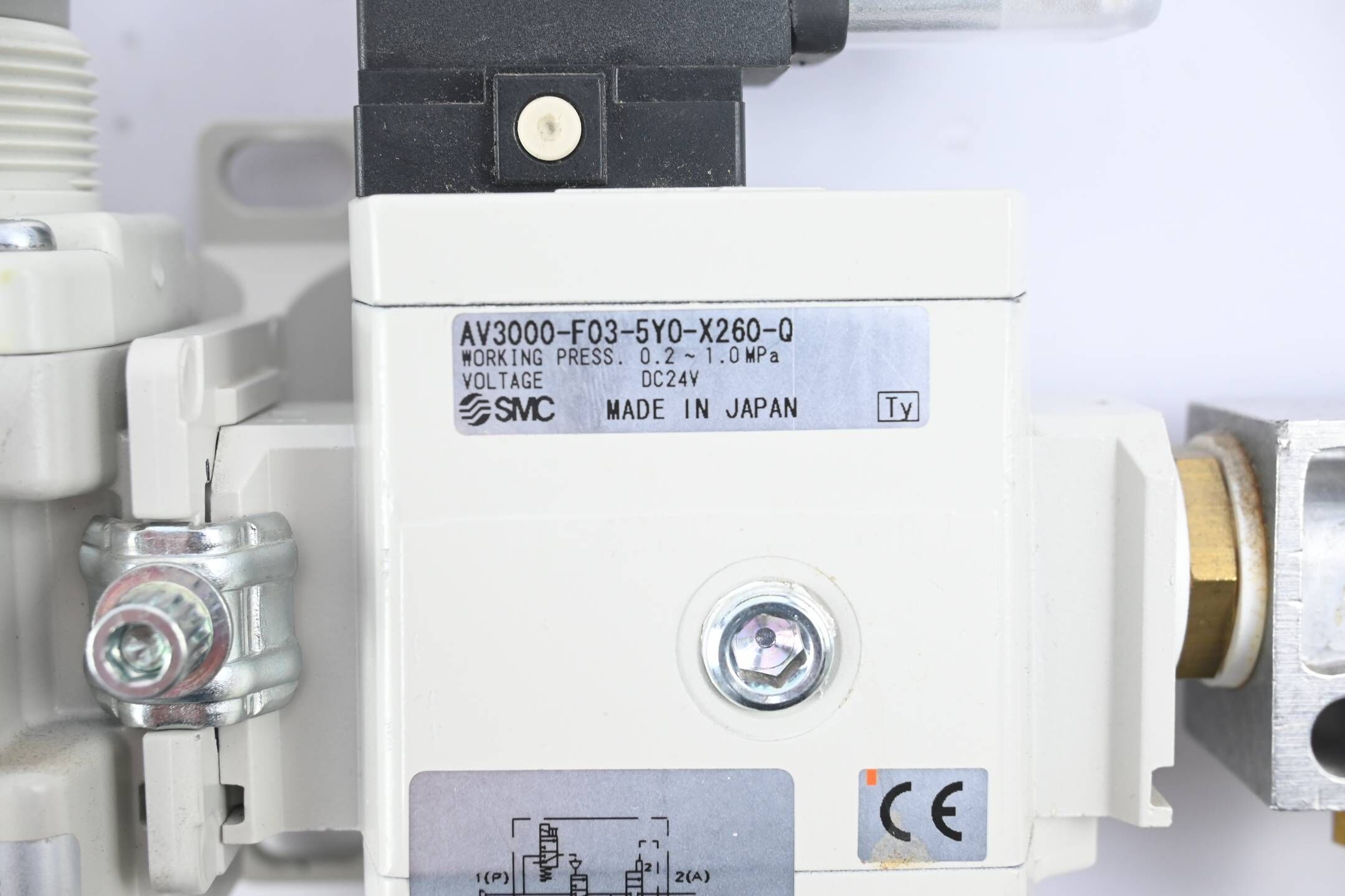 SMC Wartungseinheit AV3000-F03-5Y0-X260-Q + AC30-LMU002 + AW30K-F02-B 