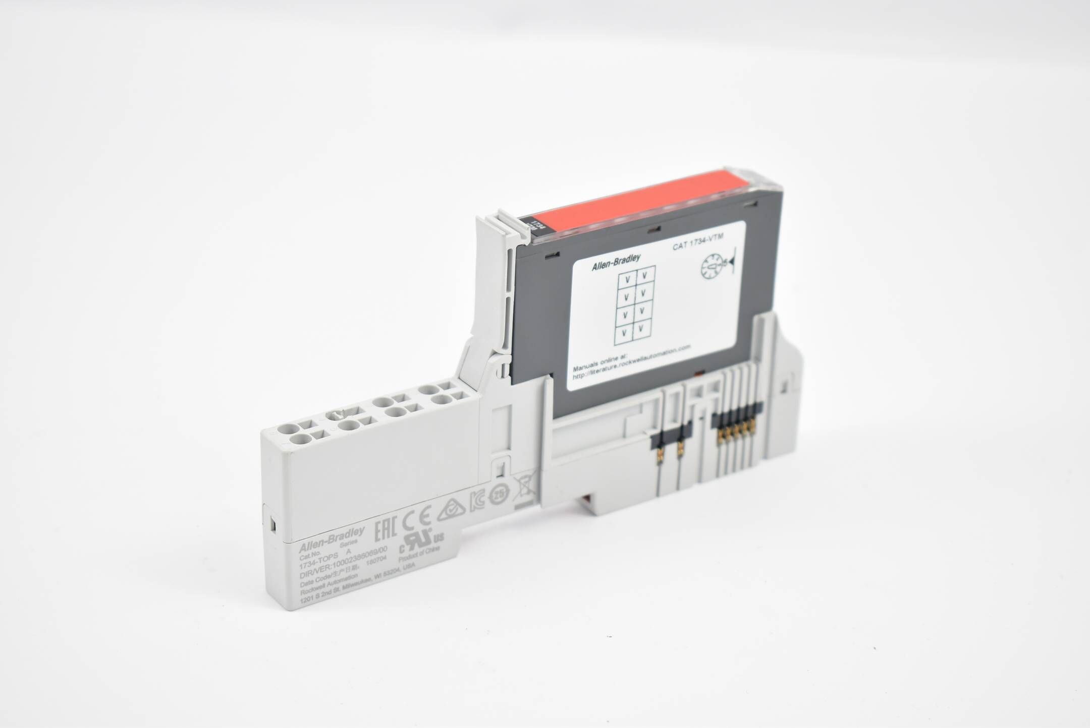 Allen-Bradley POINT I/O Terminal Base 1734-TOPS + Voltage Modul 1734-VTM