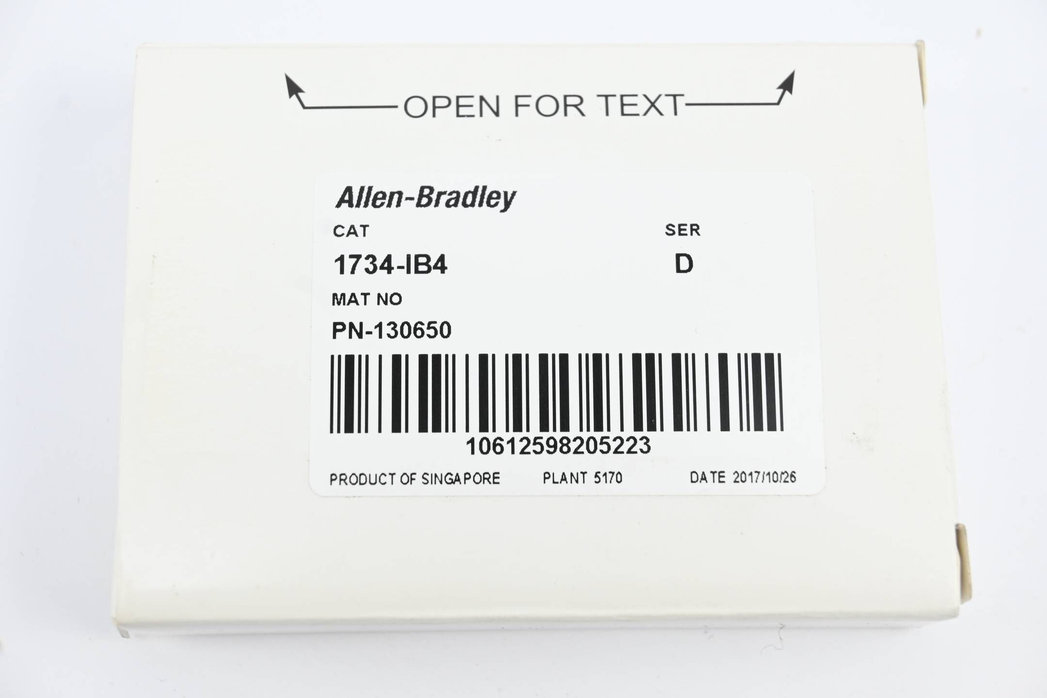 Allen Bradley Digitales Eingangsmodul 1734-IB4