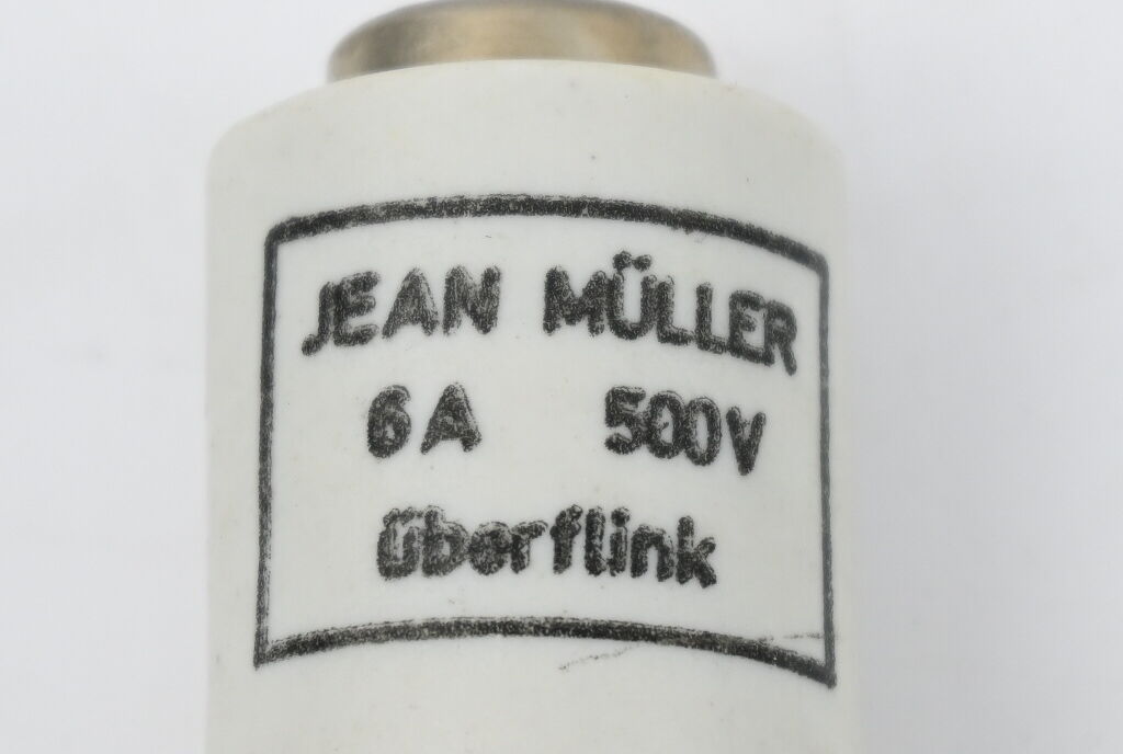 Jean Müller Sicherungseinsatz 6A 500V ( VE 22 Stück )