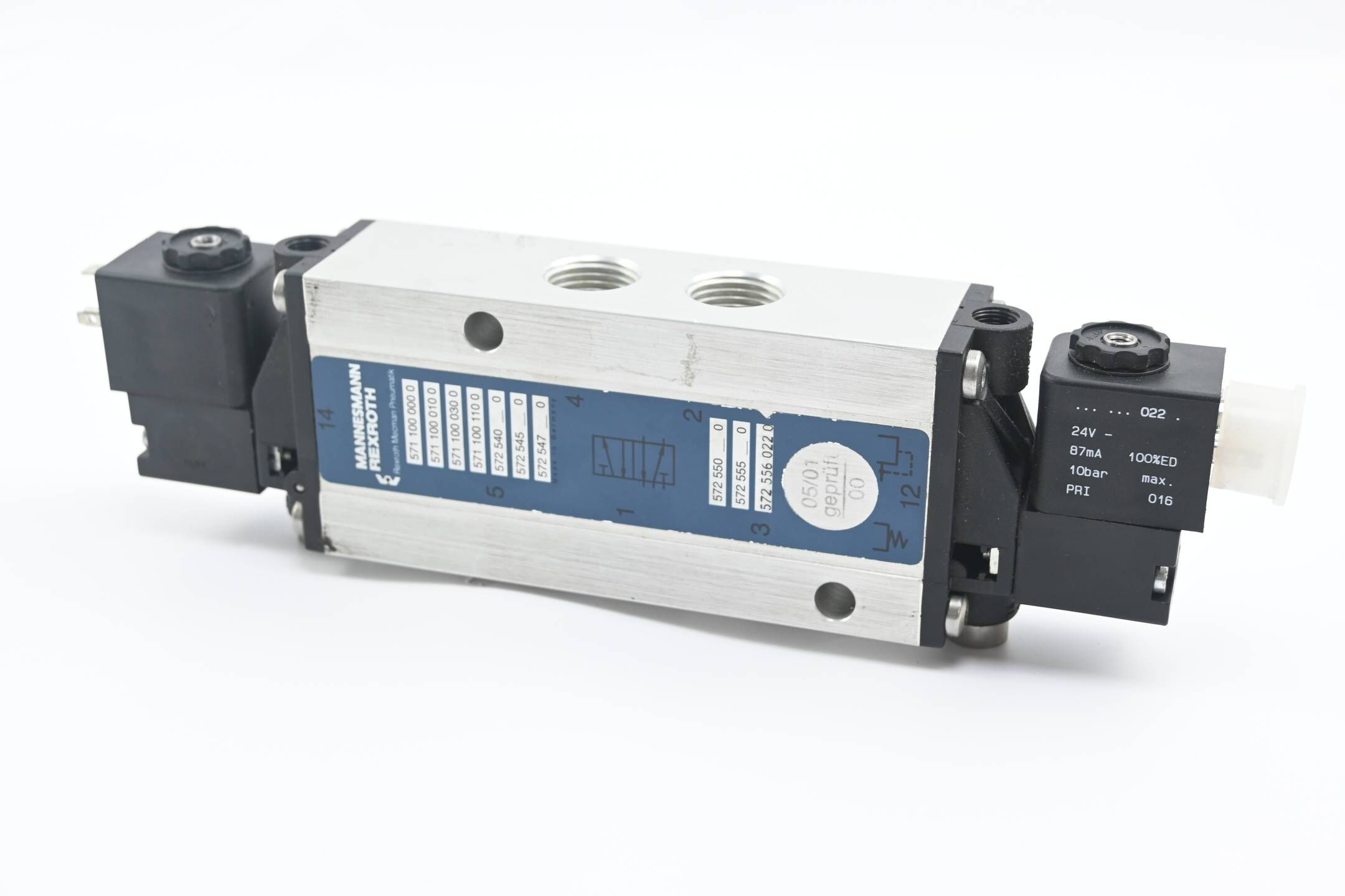 Mannesmann Rexroth Pneumatik Ventil 572 556 022 0 ( 5725560220 )