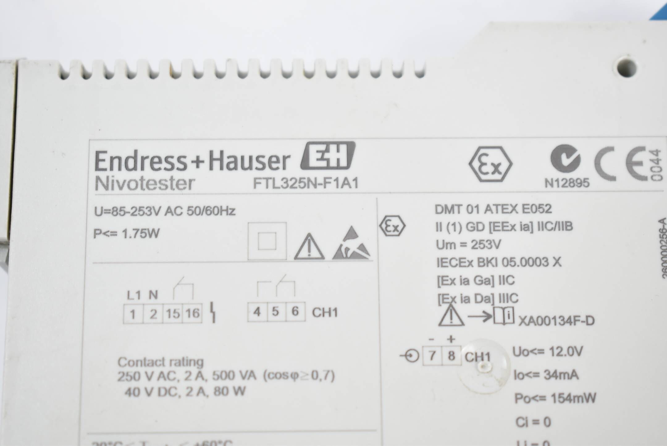 Endress+Hauser Nivotester FTL325N-F1A1