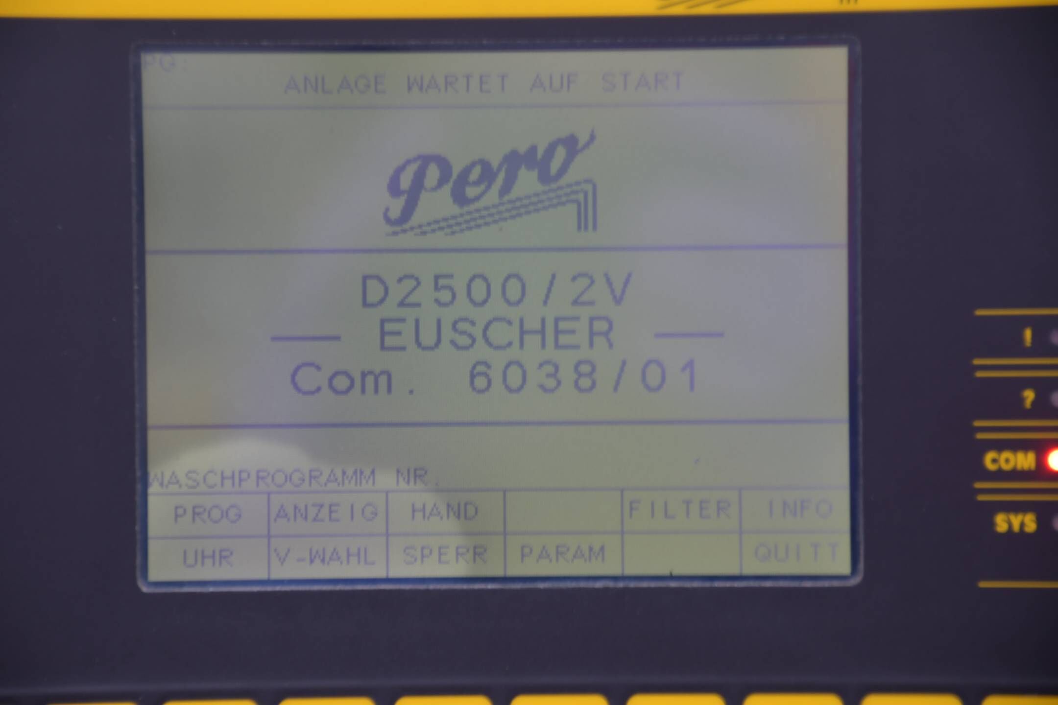 Lauer PCS 950 Bedienpanel topline midi 950.000.5 130695 ( 950.103.0 14.04.00 )