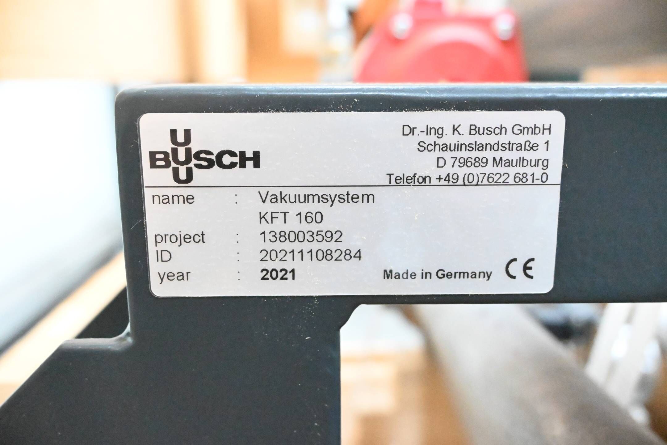 Busch Wasserabscheider Kondensatabscheider für Busch Vakuumsystem KFT 160  