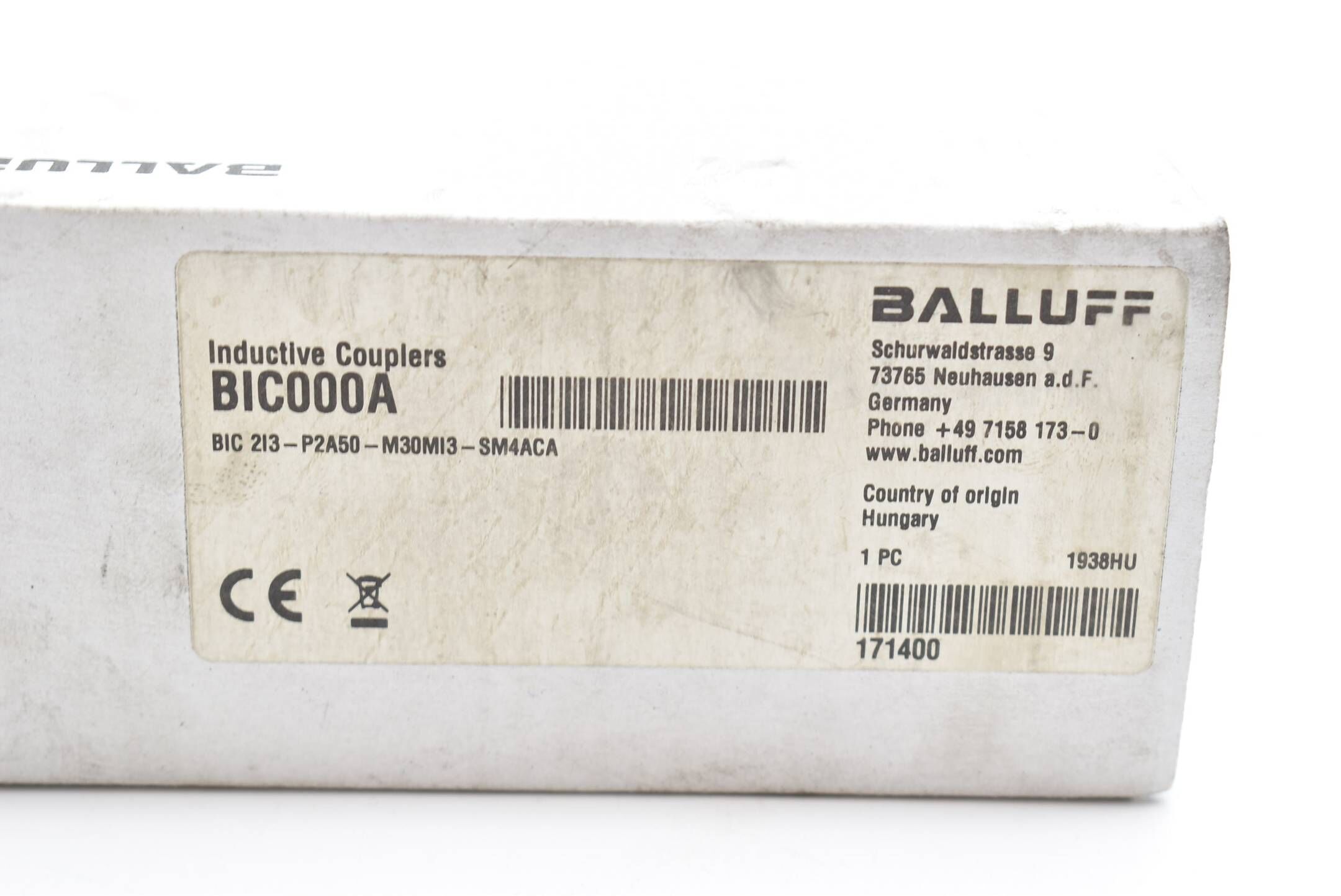 Balluff Inductive Couplers BIC000A ( BIC 2I3-P2A50-M30MI3-SM4ACA )