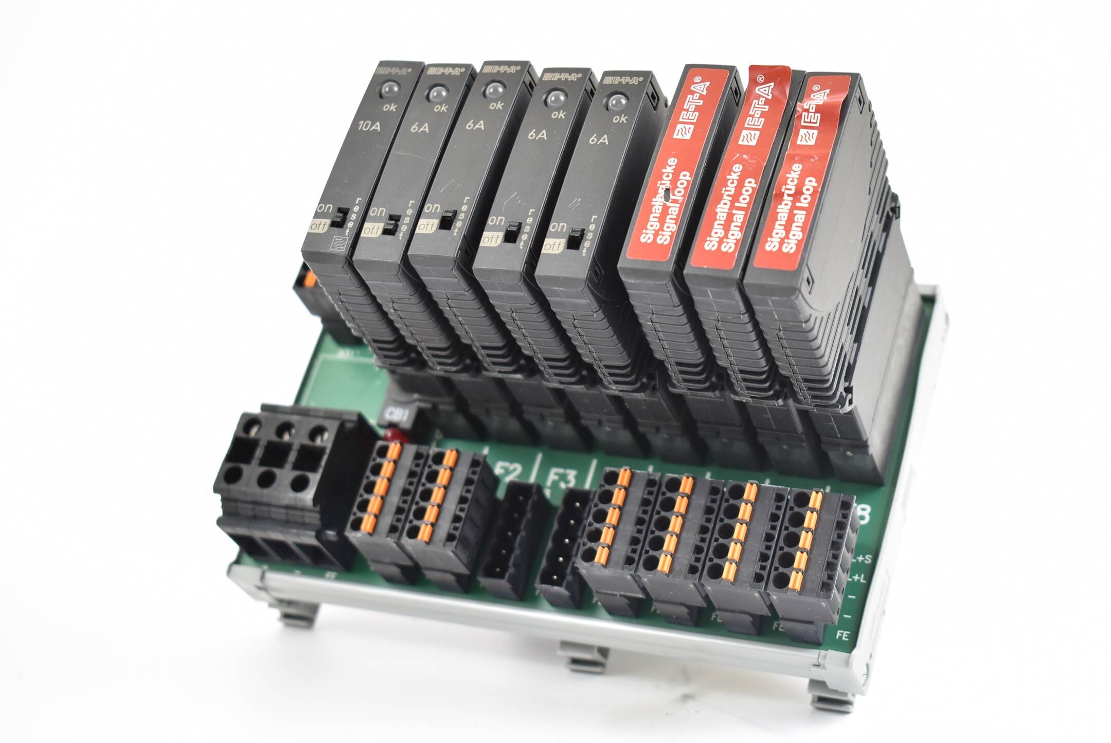E-T-A ETA  Stromverteilungssystem konfiguriert SVS02-08 inkl. ESX10, SB-S11