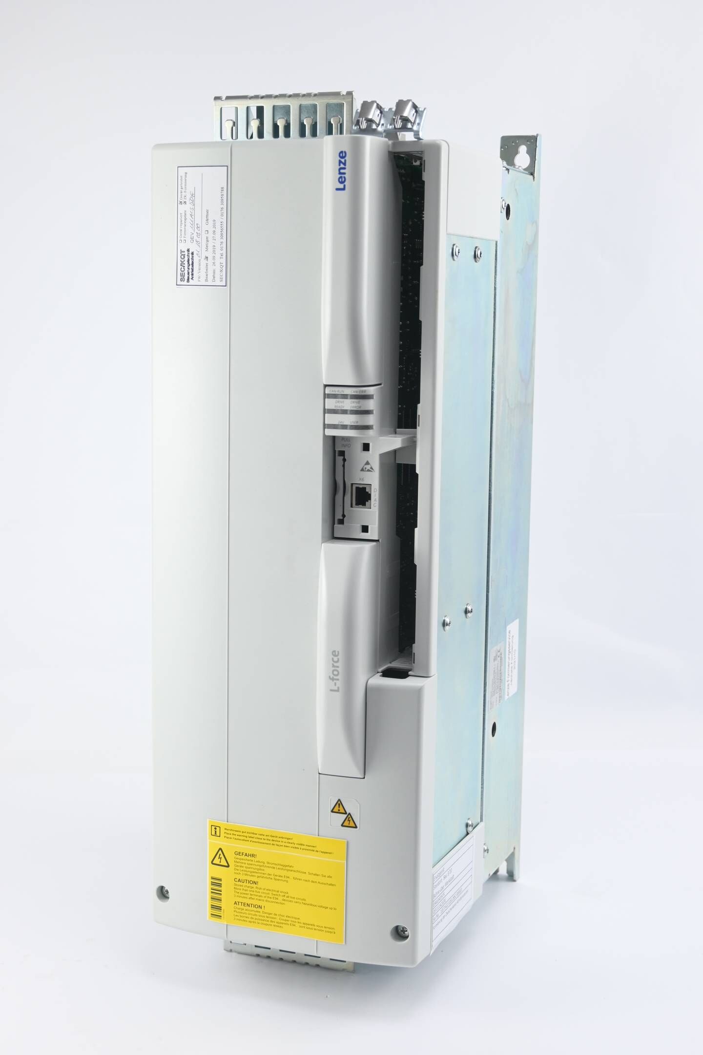 Lenze Servo Drives 9400 Singe Drive E94ASHE0474 ( HW: 2F SW: 01.1808 )