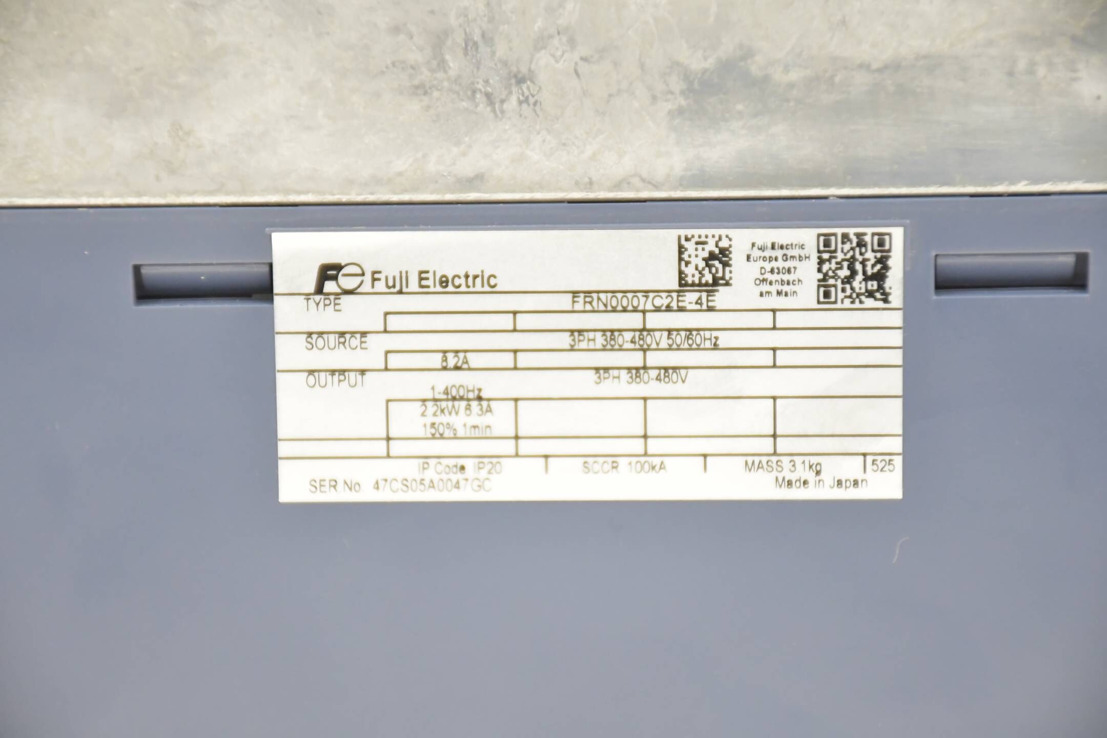 Fuji Electric Inverter Frenic-Mini FRN0007C2E-4E