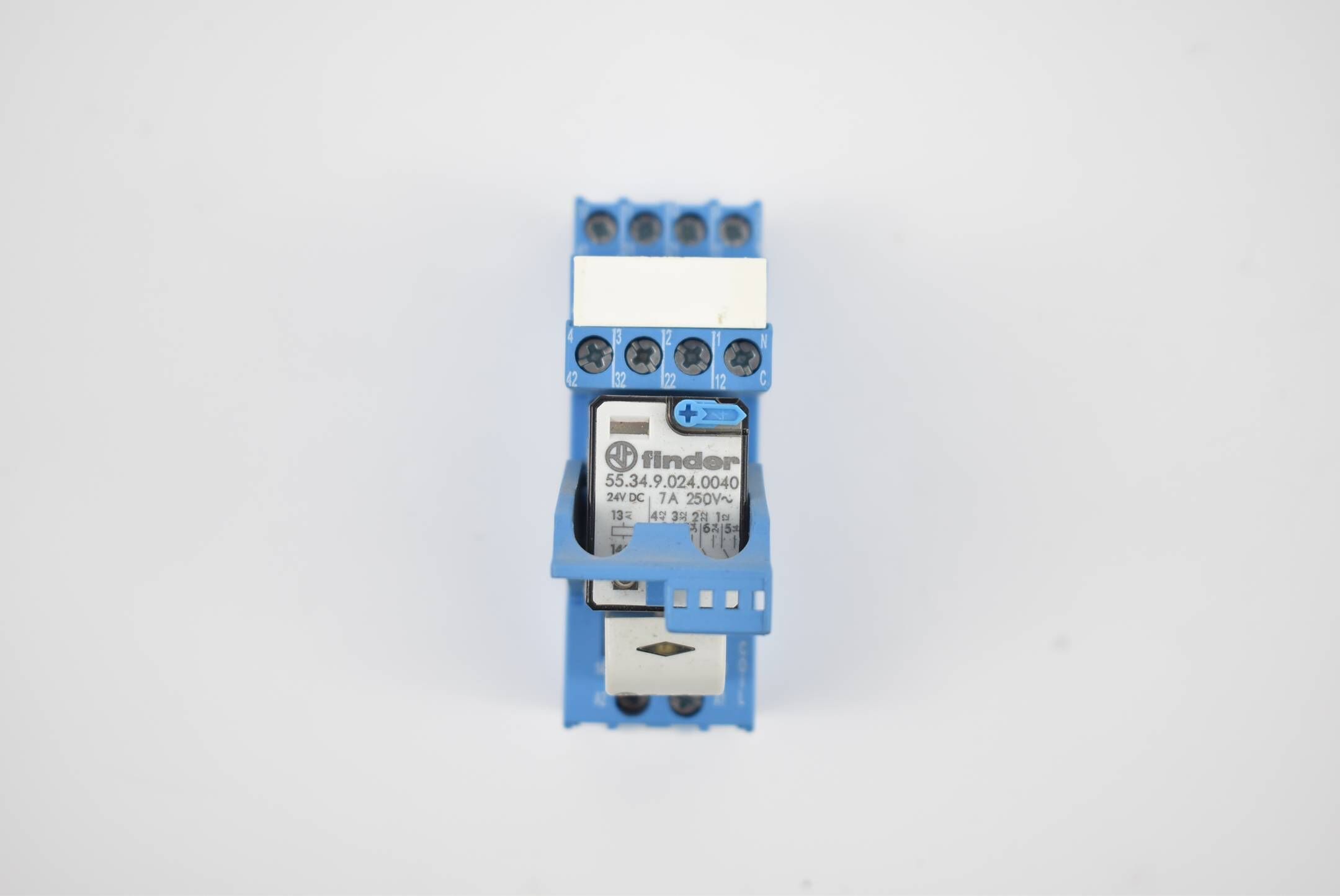 Finder Steckrelais 94.04. + 55.34.9.024.0040 + 99.02.9.024.99