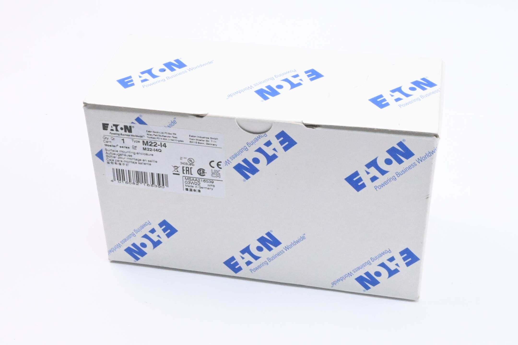 Eaton Aufbaugehäuse M22-I4 ( 216539 )