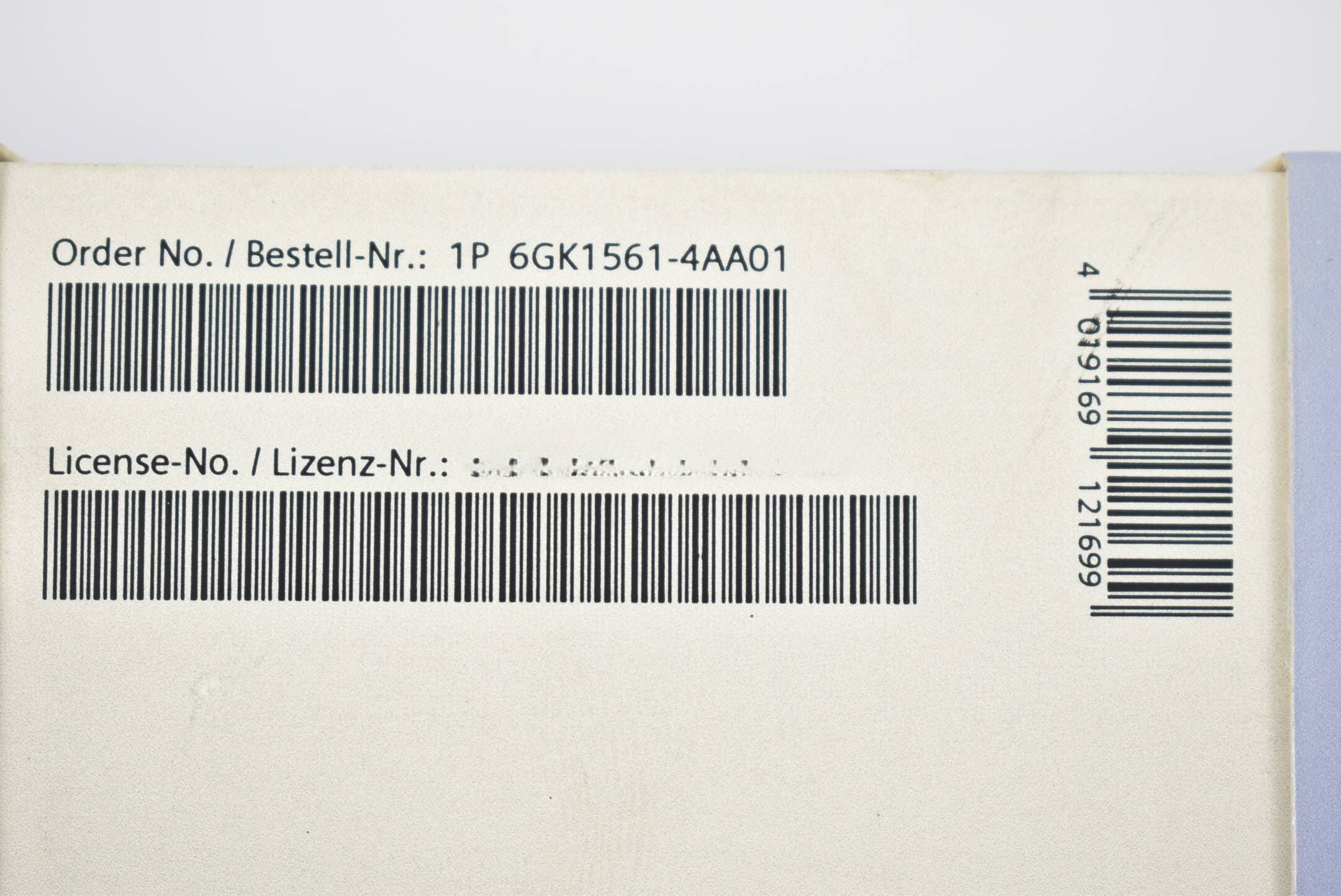 Siemens Simatic Software NET Driver Edition 2006 6GK1561-4AA01 ( 6GK1 561-4AA01)