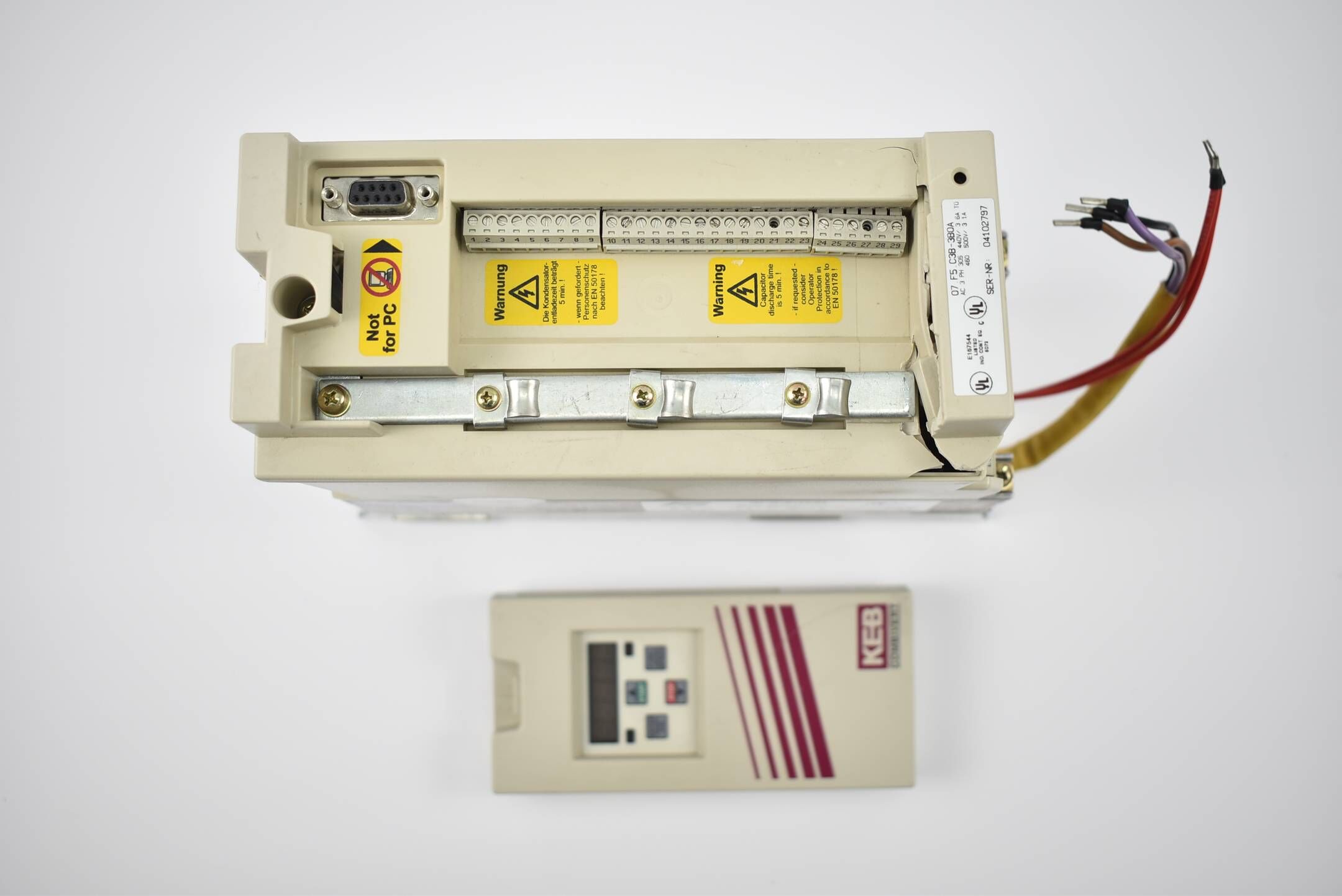 KEB Compivert F5 Frequenzumrichter 07.F5.CBB-3BOA ( 1,8KVA )