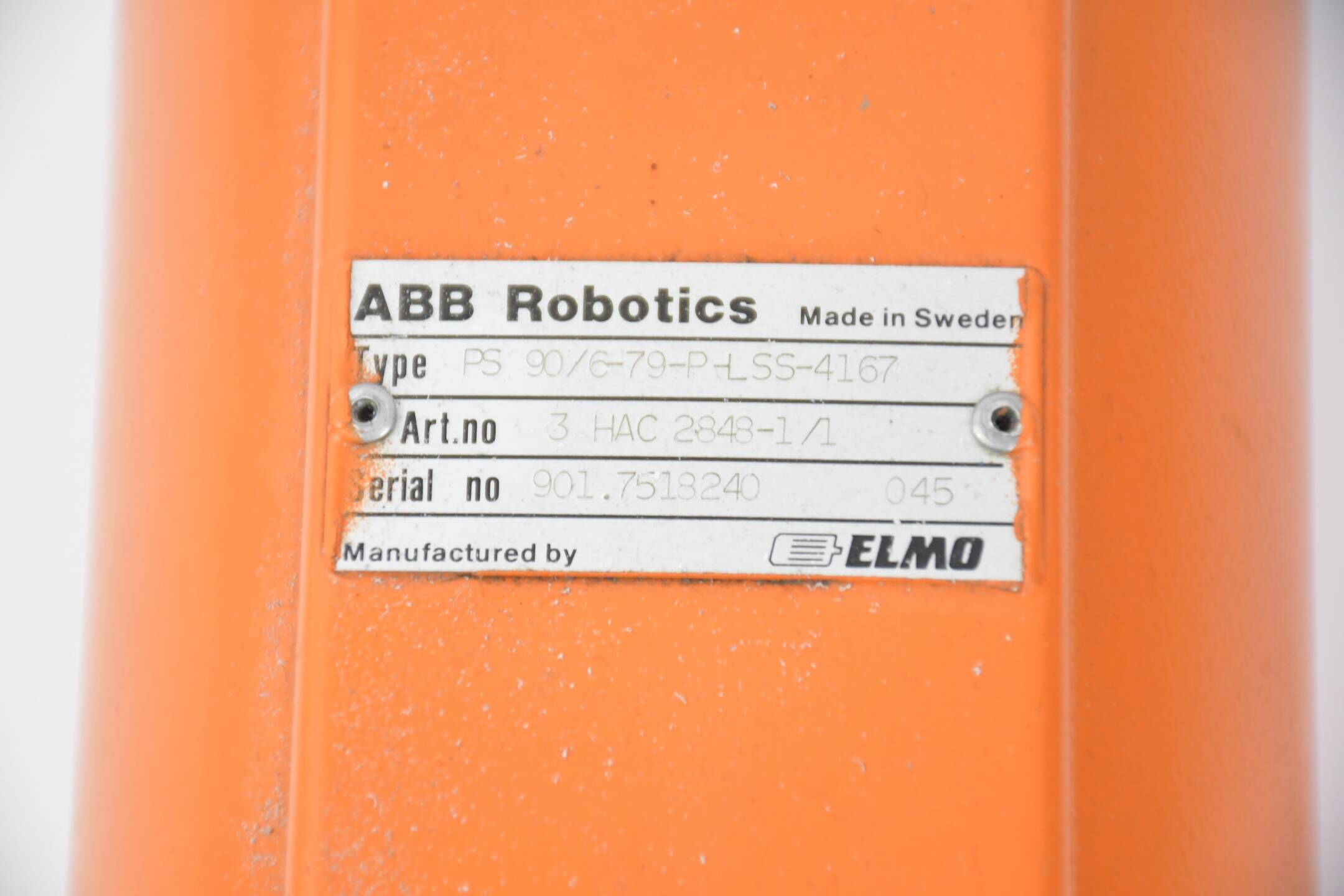 ABB Robotics Servomotor PS 90/6-79-P-LSS-4167 ( 3 HAC 2848-1/1 )